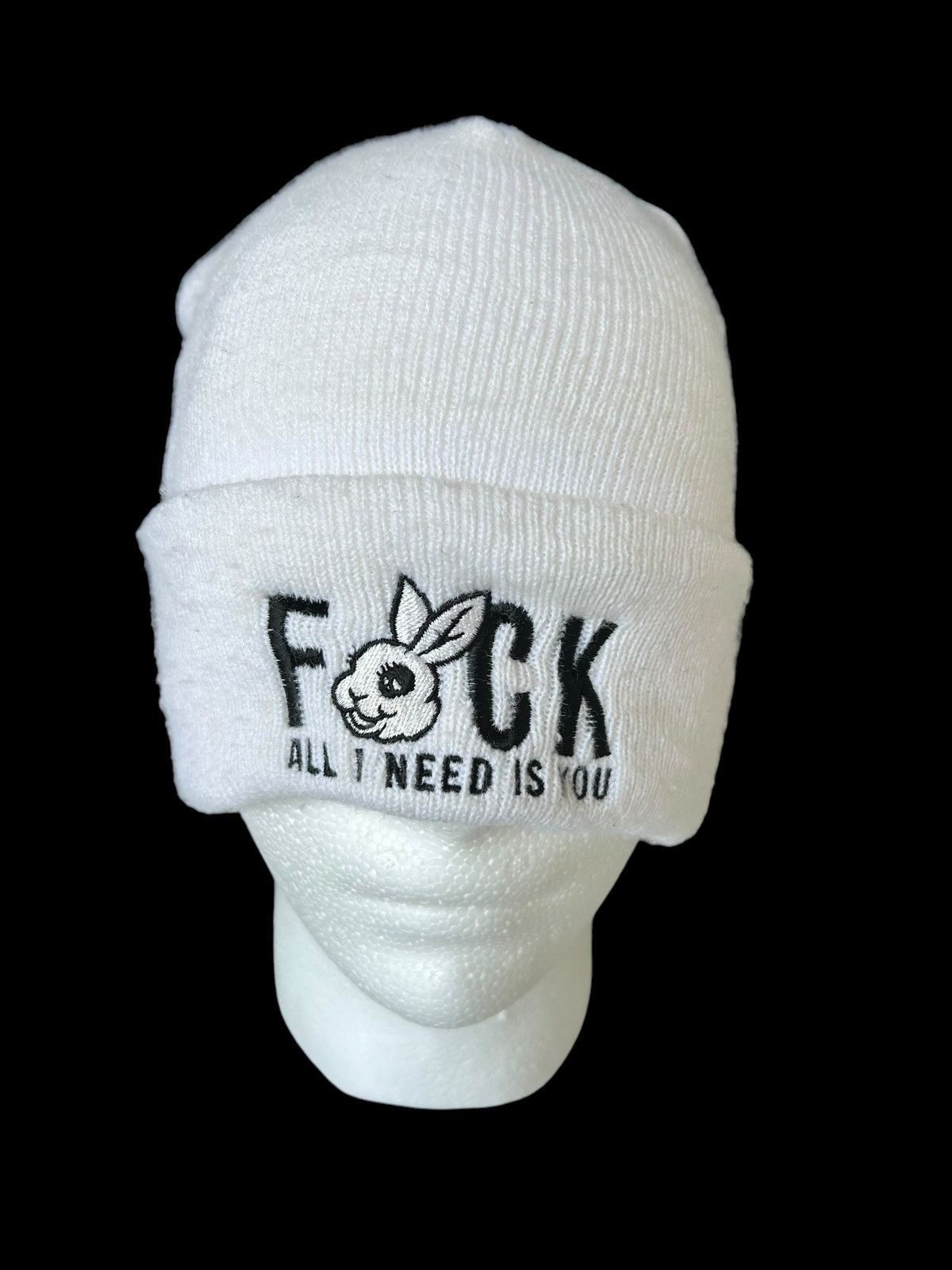 14th Addiction × Japanese Brand FUCK BEANIE HATS Size ONE SIZE - 3 Thumbnail