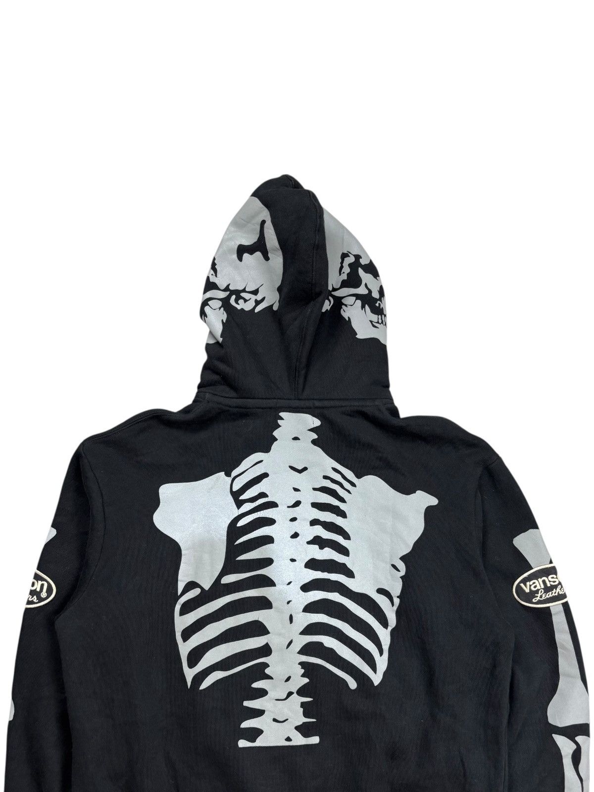 Vanson Leathers Archive Vanson - Masked Skeleton Zip Hoodie Size US L / EU 52-54 / 3 - 9 Thumbnail