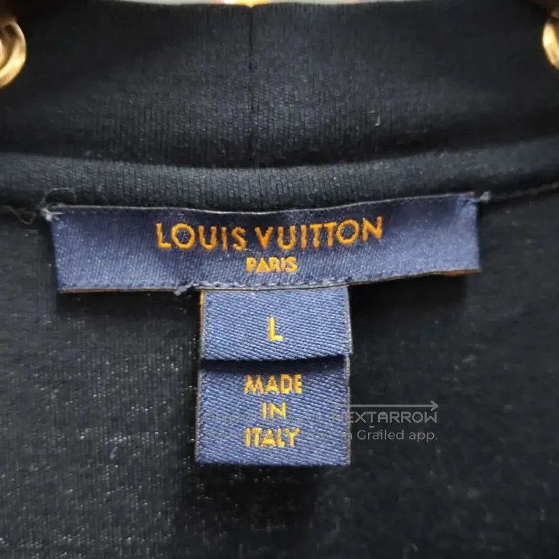 Louis Vuitton Louis Vuitton Black Cotton Short Sleeve T. Size L / US 10 / IT 46 - 3 Thumbnail