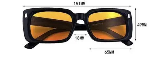 Designer × Electric Visual Vintage square frame sunglasses Size ONE SIZE - 4 Thumbnail