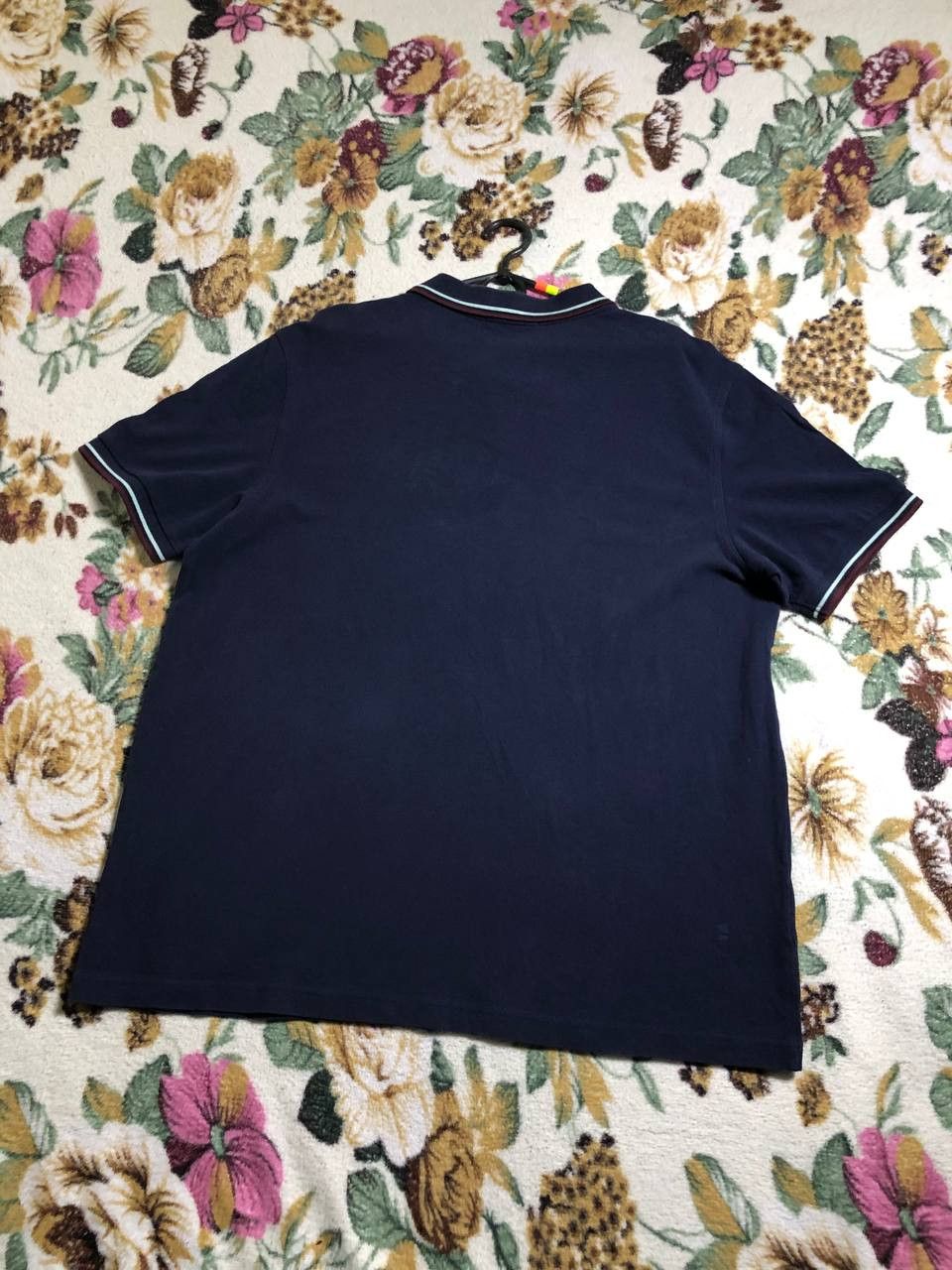 Fred Perry Fred Perry Men's Polo Shirt Embroidered Logo Navy Size US XXL / EU 58 / 5 - 11 Thumbnail