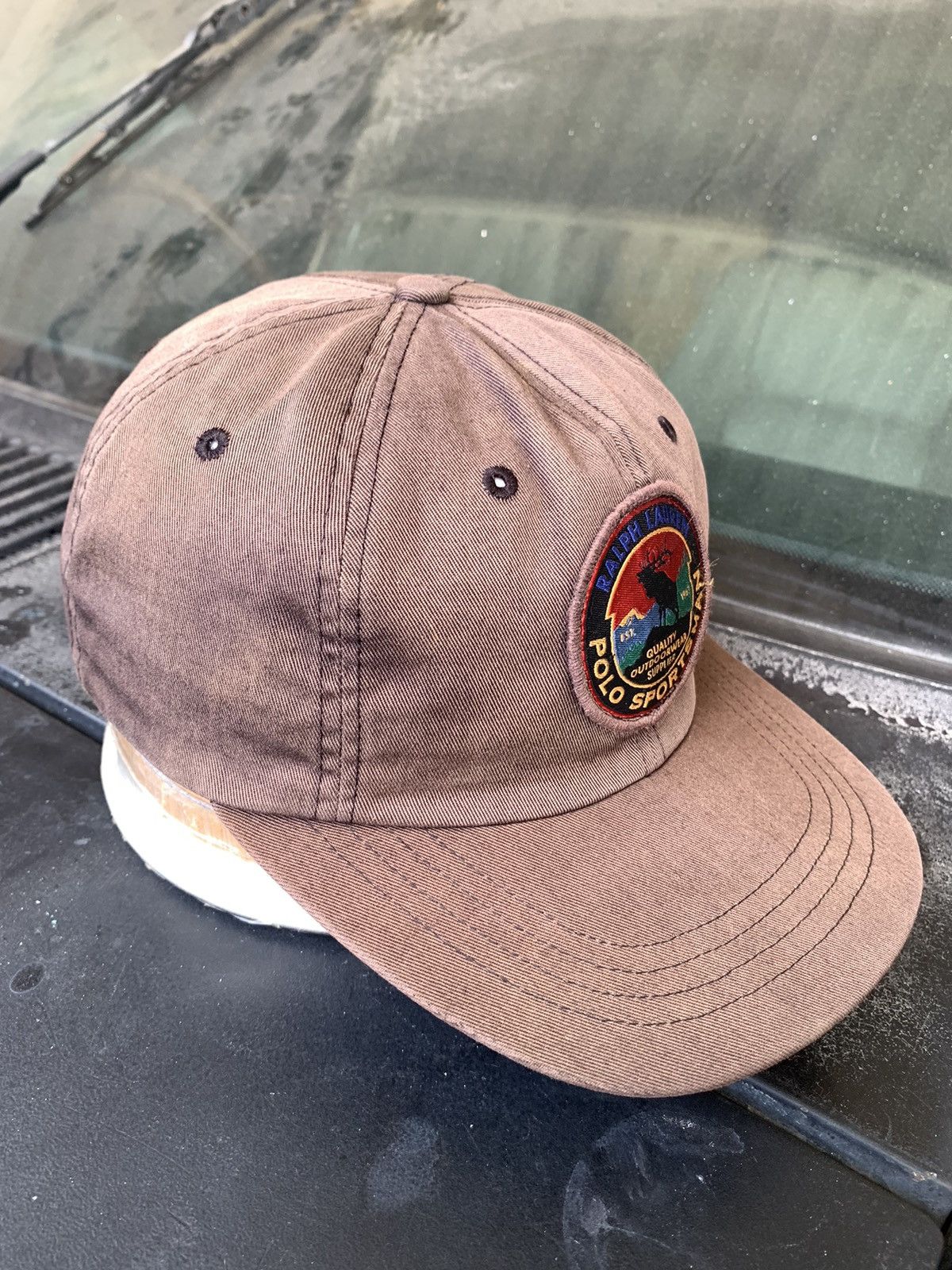 Polo Ralph Lauren × Vintage Vintage polo sportman hat Size ONE SIZE - 3 Thumbnail