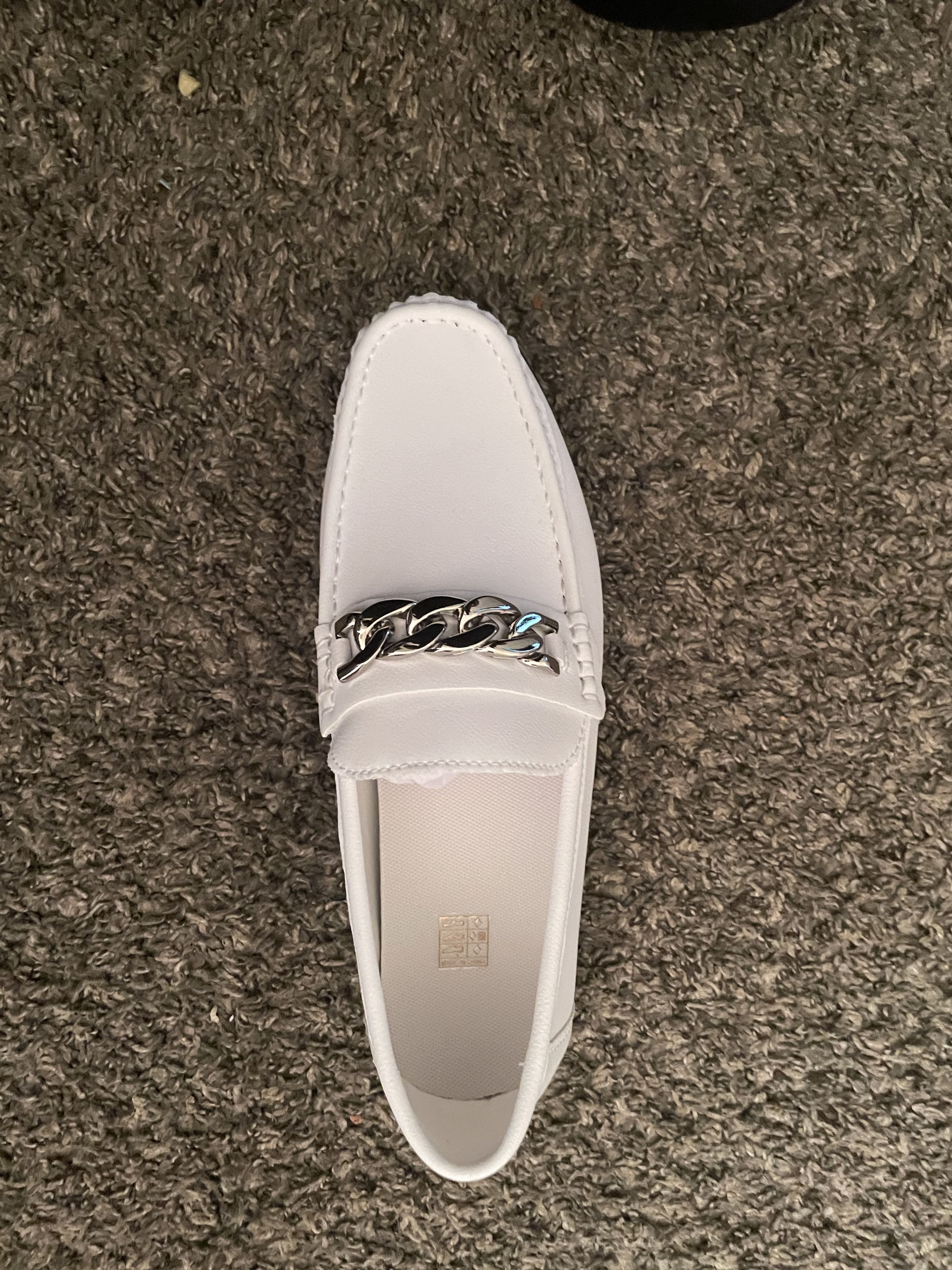 Shein Men White Dress Shoes Size US 12 / EU 45 - 7 Thumbnail
