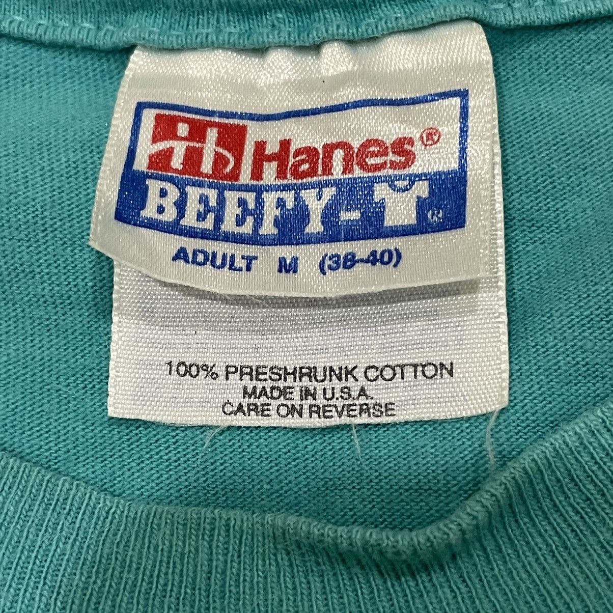 Vintage Vintage 90s Guam USA Map T-Shirt Hanes Beefy-T Single Stitch Size US M / EU 48-50 / 2 - 8 Thumbnail