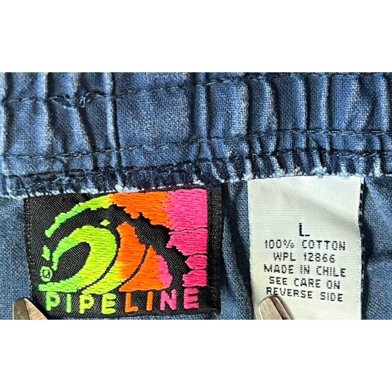 Vintage VINTAGE Urban Pipeline Pants Flat Front Slim Fit 100% Cotton Men Large Blue Dress Flat Front Slimming Shirts? Sorry. Size US 33 - 6 Thumbnail