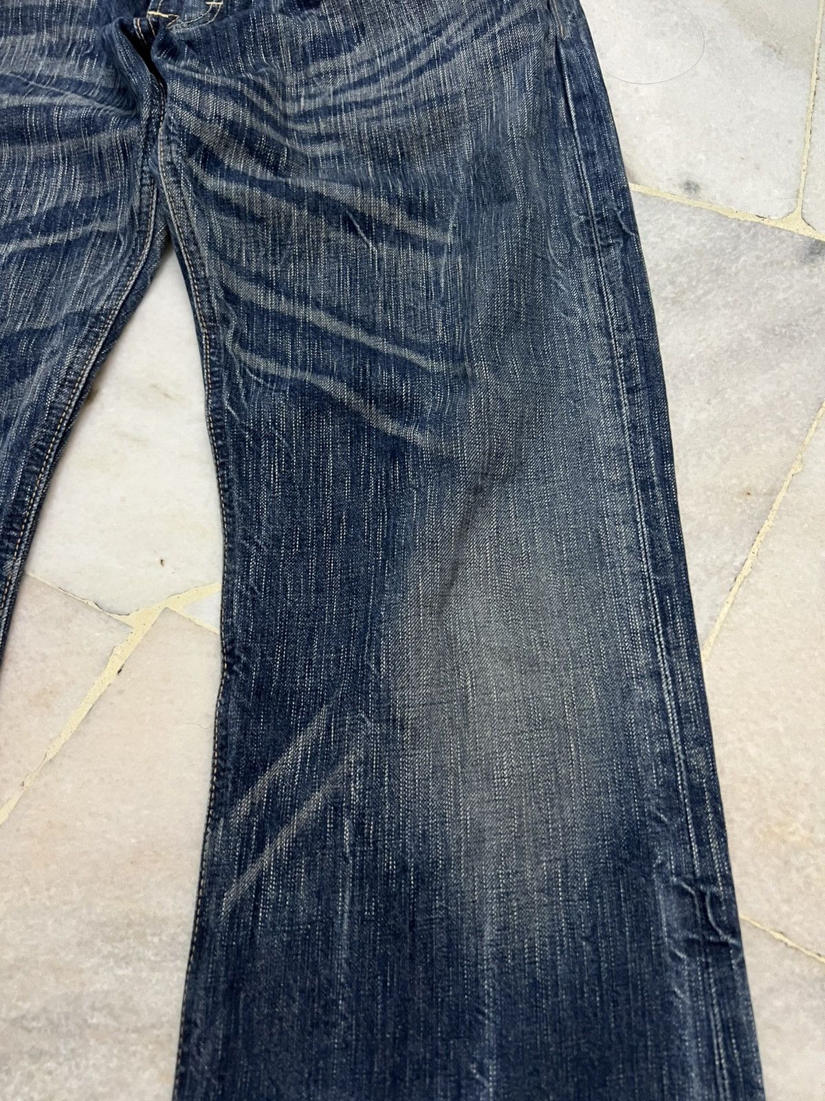 Edwin 💥Flare💥Vintage Edwin 503 Clawmark Mudwash Jean Size US 34 / EU 50 - 6 Thumbnail