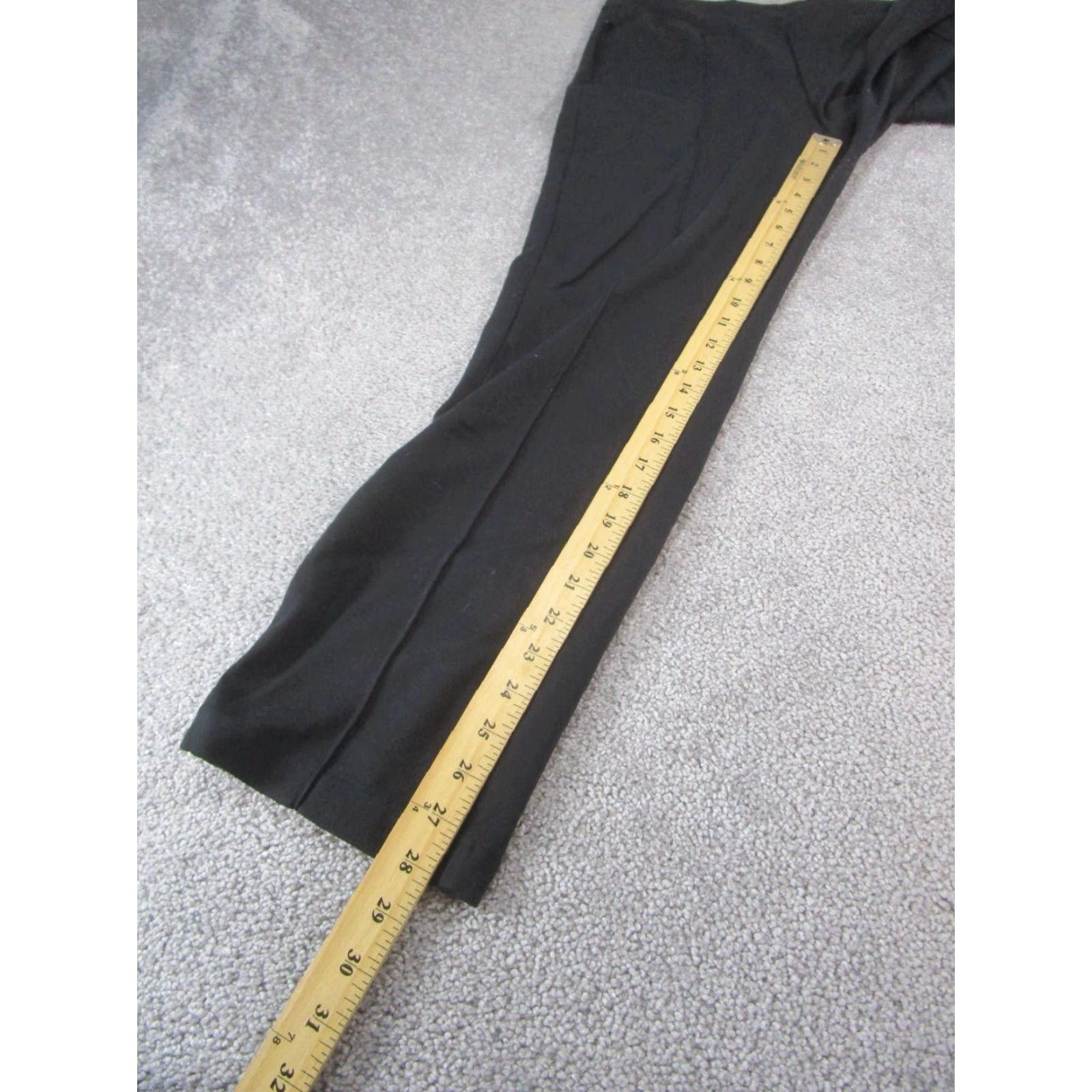 Athleta Athleta Pants Womens 10 Black Straight Stretch Dress Pants Size 32" / US 10 / IT 46 - 4 Thumbnail
