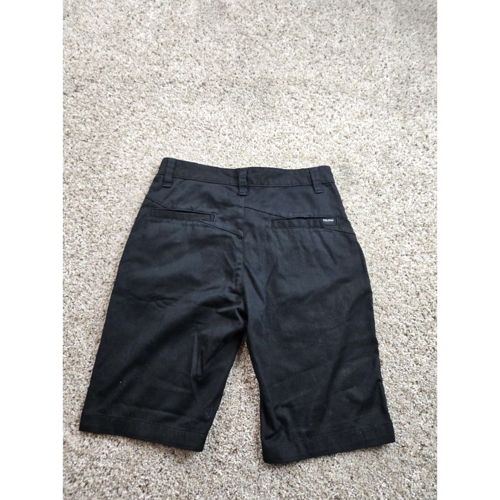Volcom Volcom Mens Shorts 28 Black Chino Flat Front Casual Pockets 10" Inseam Size US 28 / EU 44 - 5 Thumbnail