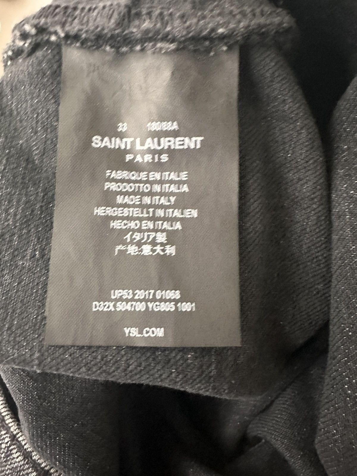 Saint Laurent Paris D02 Denim Size US 34 / EU 50 - 5 Thumbnail