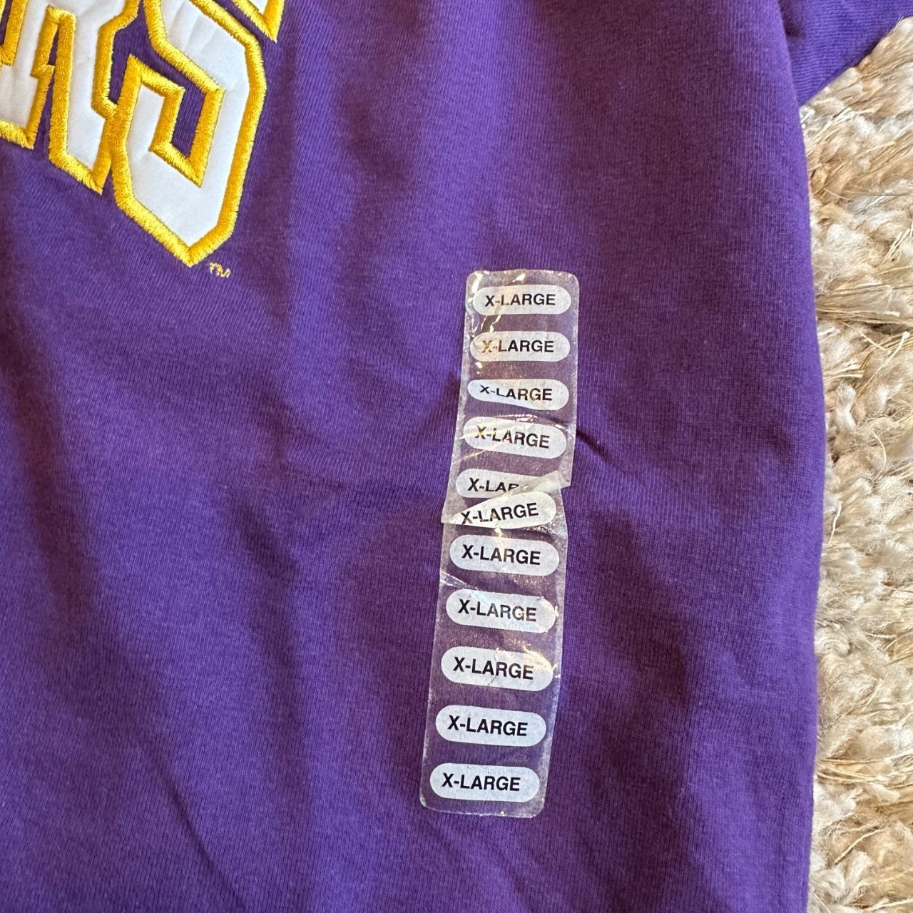 NCAA Vintage NWT Men's X-Large Embroidered LSU Tigers P2 T-shirt Size US XL / EU 56 / 4 - 6 Thumbnail