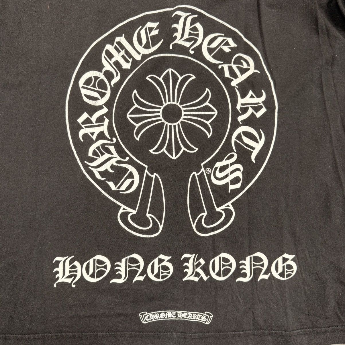 Chrome Hearts Chrome Hearts Hong Kong Horseshoe Black Long Sleeve Tee Size US XL / EU 56 / 4 - 4 Thumbnail