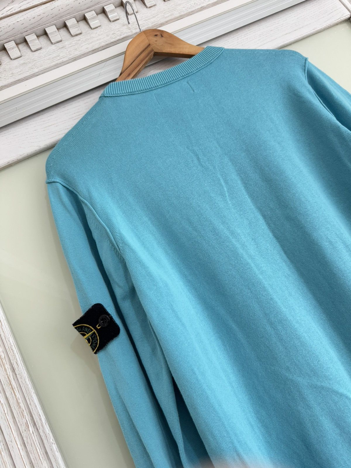 Stone Island Stone Island SS24 Turquoise Sweatshirt Size US L / EU 52-54 / 3 - 6 Thumbnail