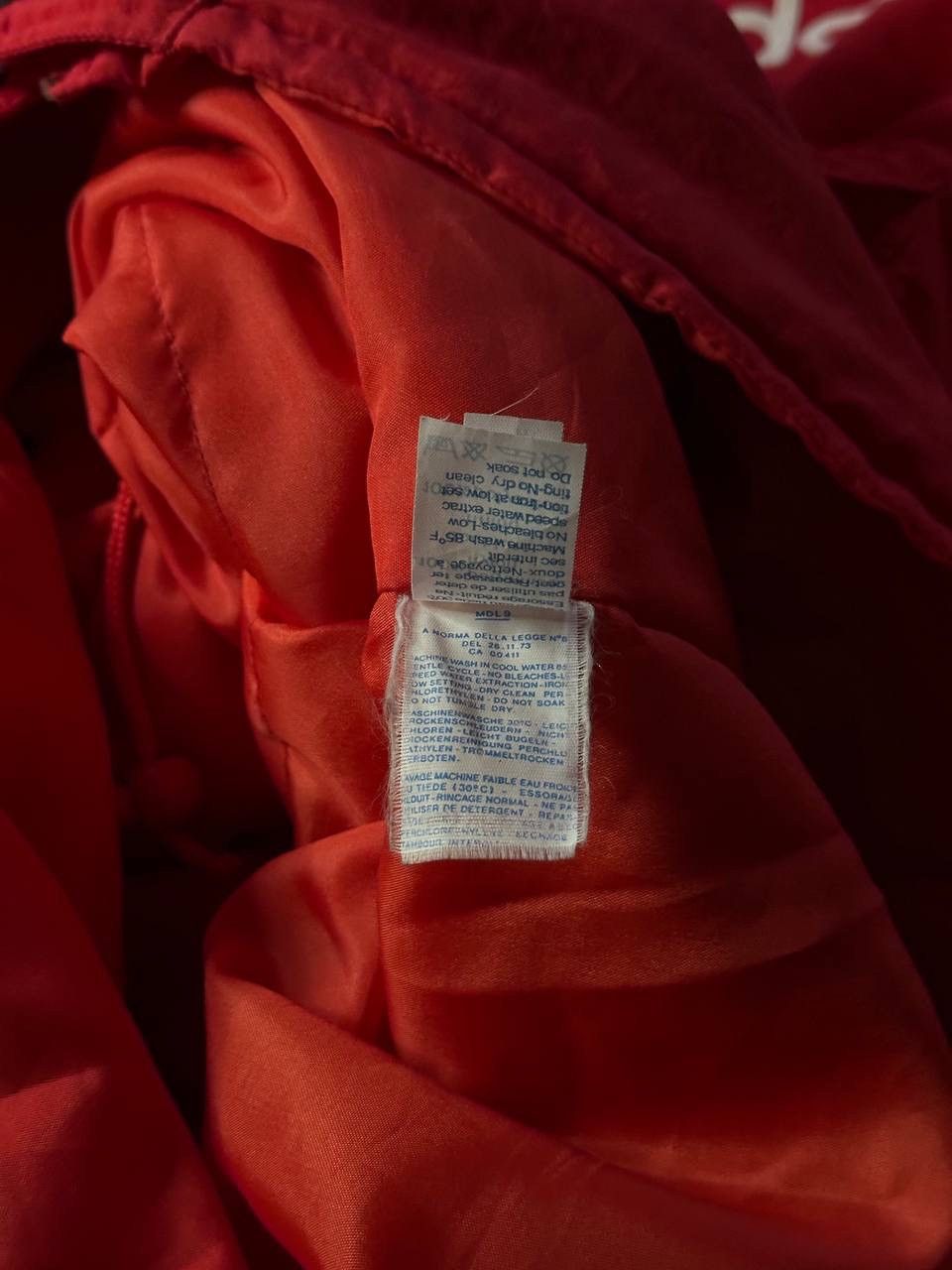Adidas Vintage 80s Adidas Made in France Red Parka Jacket Men’s L Size US L / EU 52-54 / 3 - 9 Thumbnail