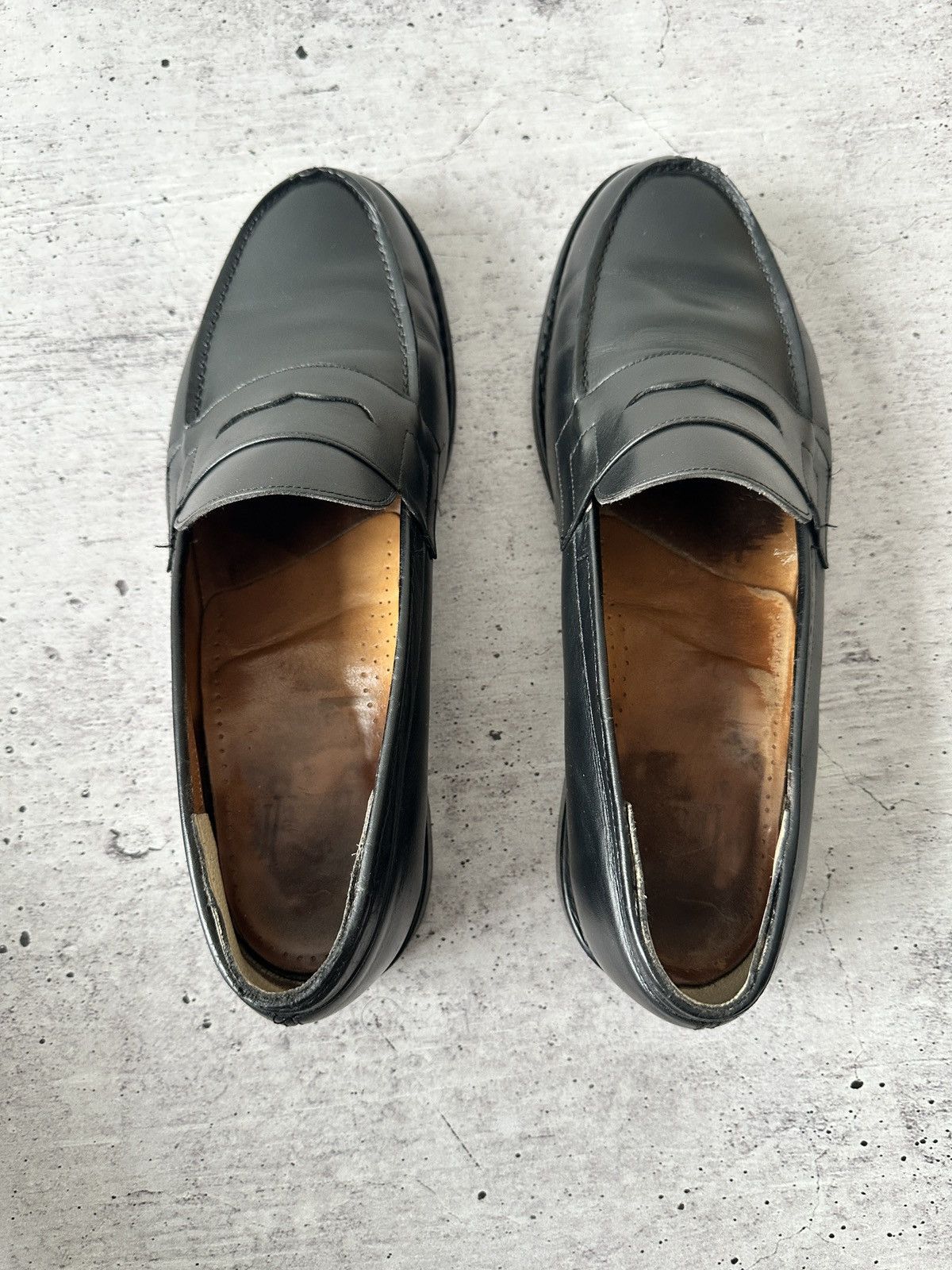 Other Black Leather Loafers, Size 45 - Classic Men’s Formal Shoes Size US 12 / EU 45 - 12 Thumbnail