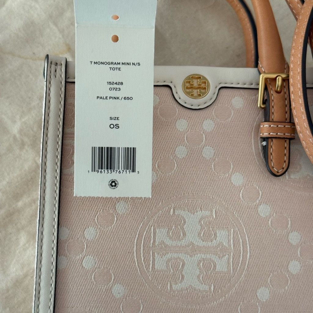 Tory Burch Tory Burch Mini T Monogram Perforated Leather Tote Crossbody Size ONE SIZE - 6 Thumbnail