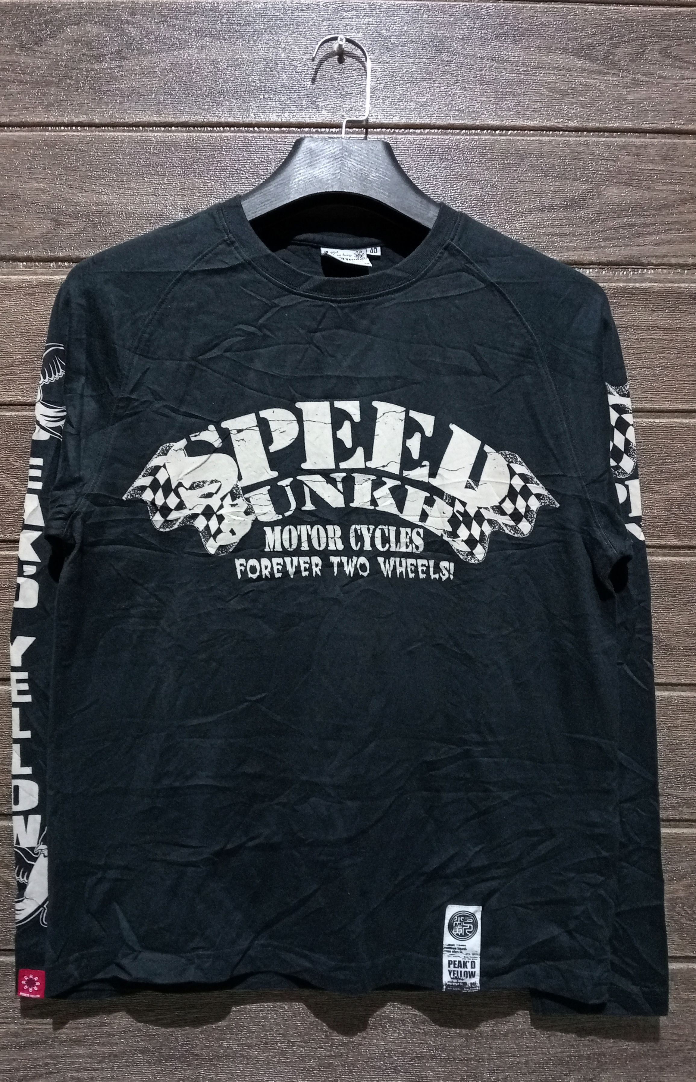 Tedman Vintage Tedman Peak'D Yellow Speed Junkie L/S Tshirt Rare Size US M / EU 48-50 / 2 - 8 Thumbnail