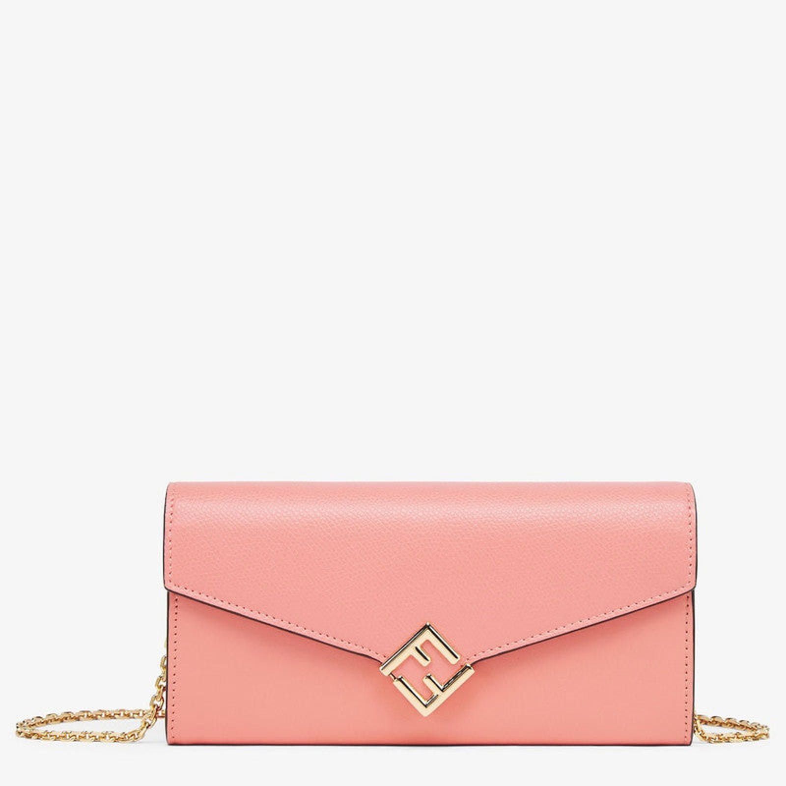Fendi FF Diamonds Continental With Chain