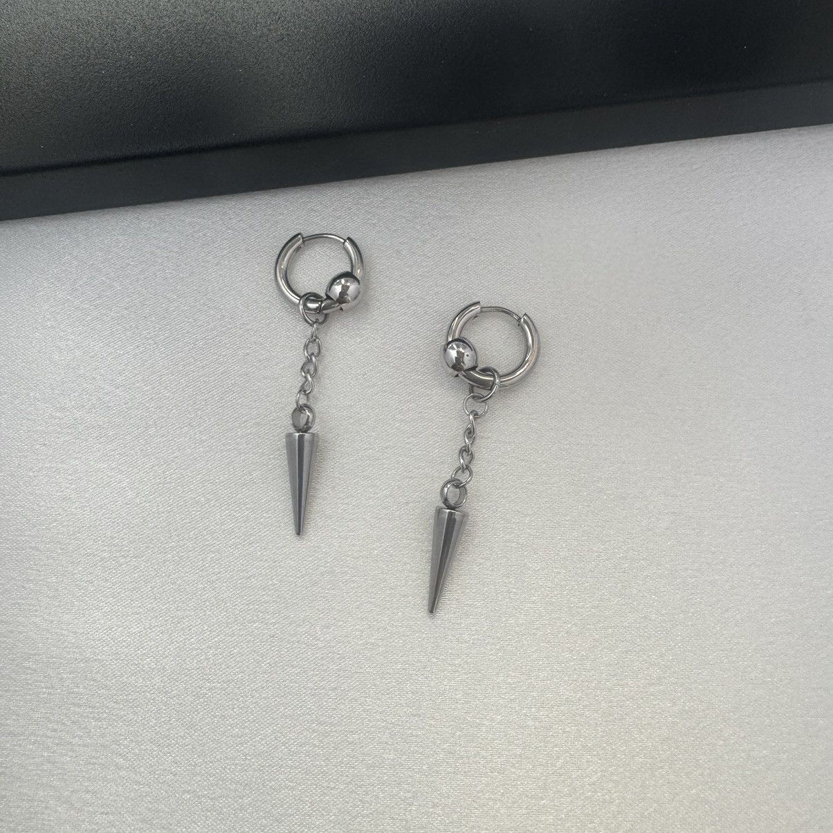 Designer Geometry Triangle Cone Dangle Drop Earrings for Men Women Size ONE SIZE - 4 Thumbnail