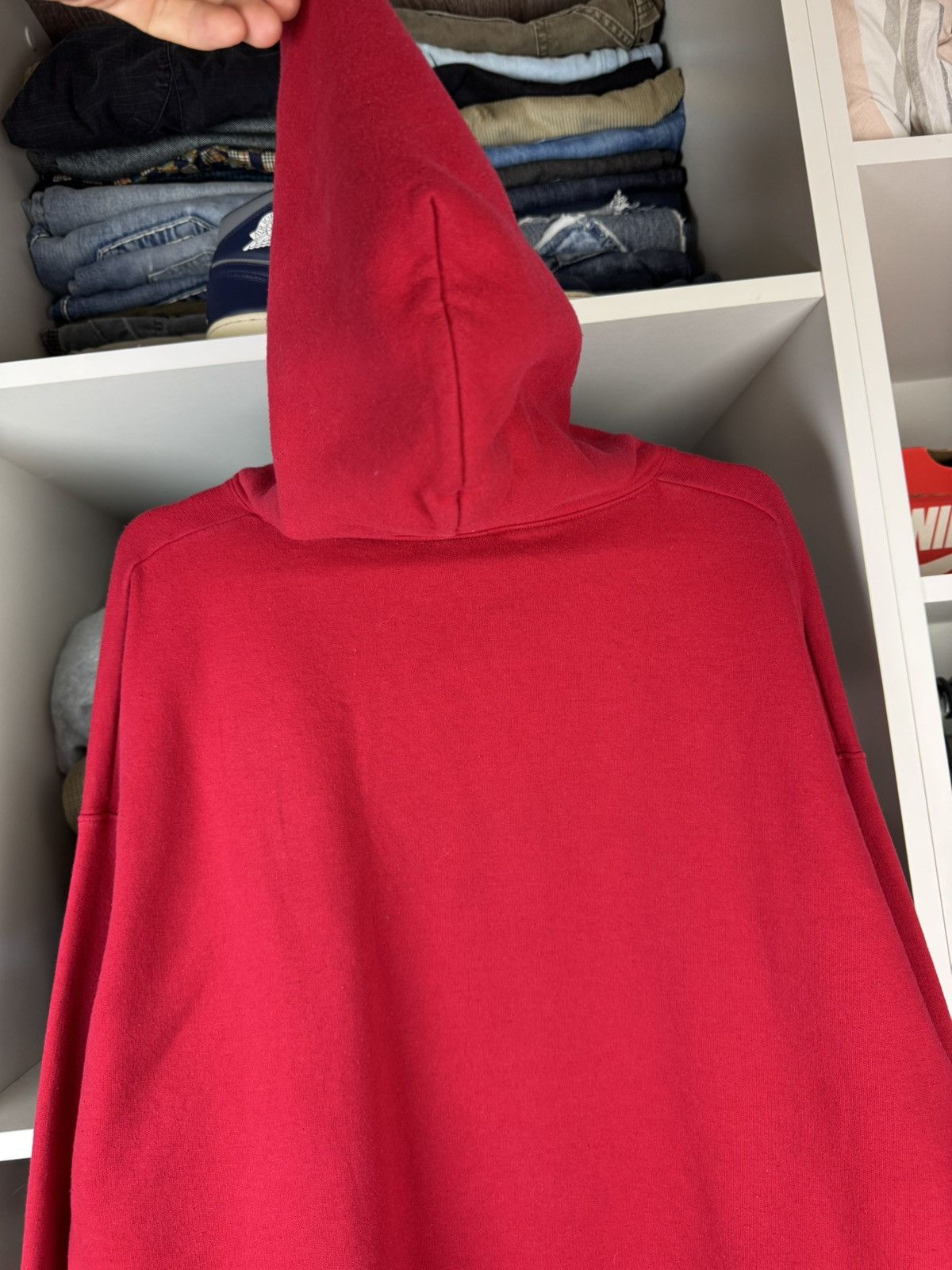 Hanes Hanes Red Blank Hoodie Size US XL / EU 56 / 4 - 15 Thumbnail