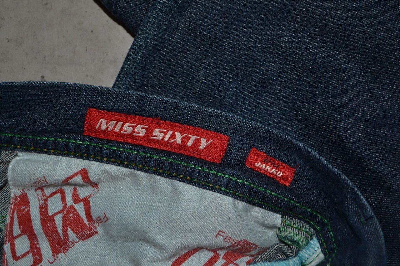 Miss Sixty Miss Sixty Jakko Flare Super Wide Amazing Jeans Women Sz 32 Size 24" / US 00 / IT 34 - 14 Thumbnail