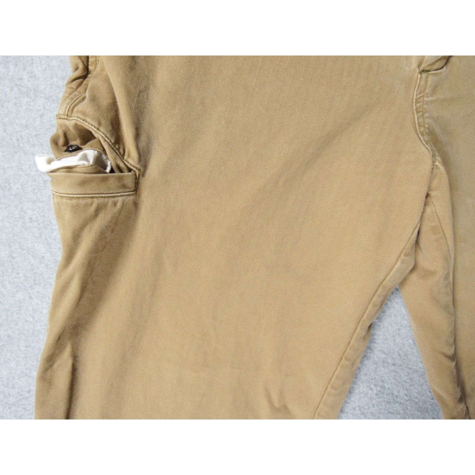 Norse Projects Norse Projects Pants Mens 32 Beige Khaki Chino Laurits Herringbone Cargo Casual Size US 32 / EU 48 - 3 Thumbnail