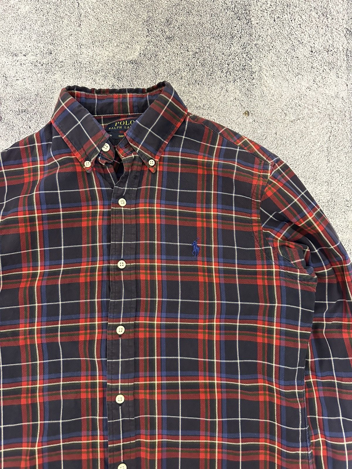 Polo Ralph Lauren Polo Ralph Lauren Tartar Button Shirt Red Purple Logo Size US S / EU 44-46 / 1 - 6 Thumbnail