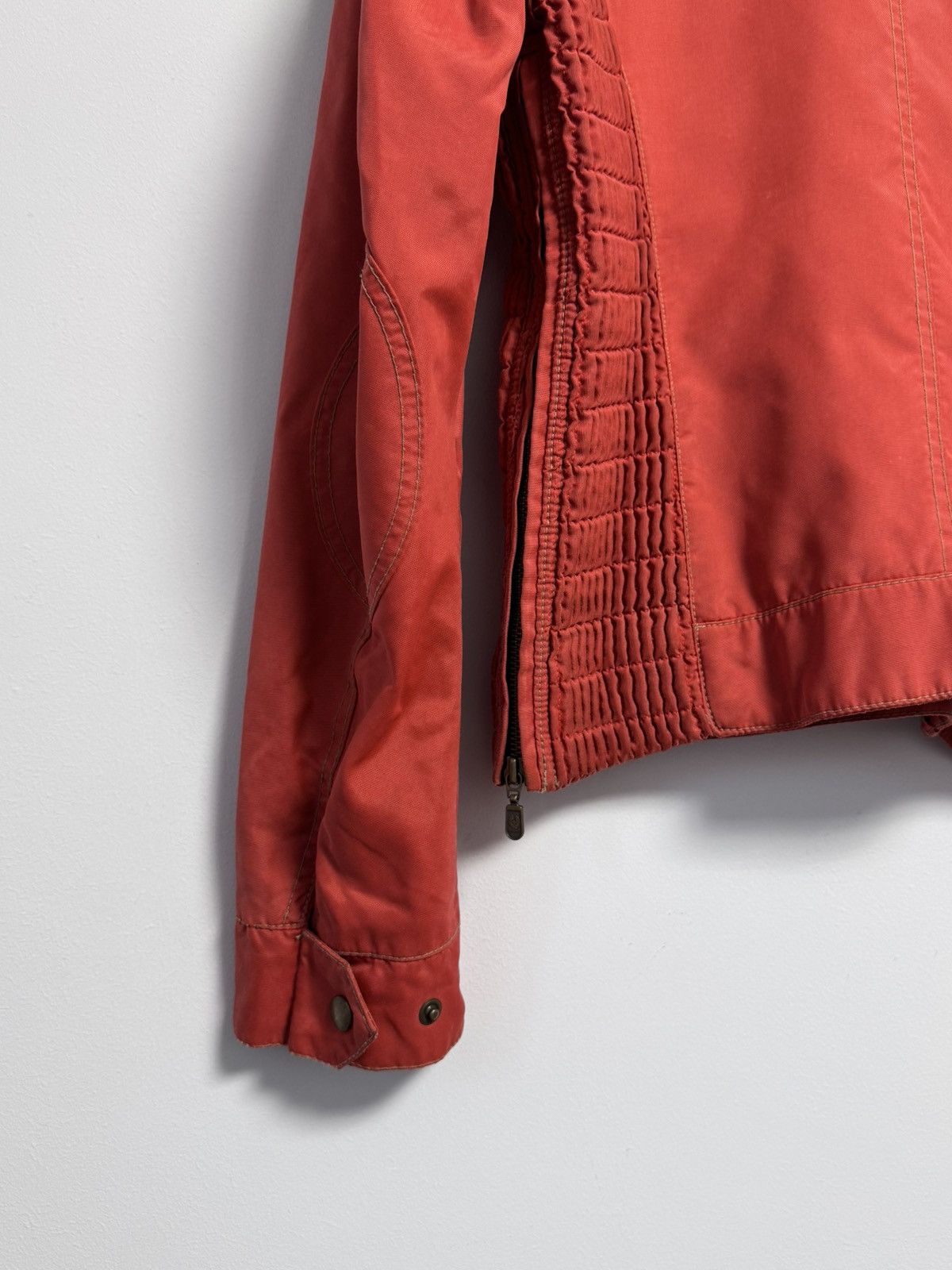 Belstaff × Vintage Belstaff Gold Label Cropped Moto Jacket Ramones Size L / US 10 / IT 46 - 18 Thumbnail