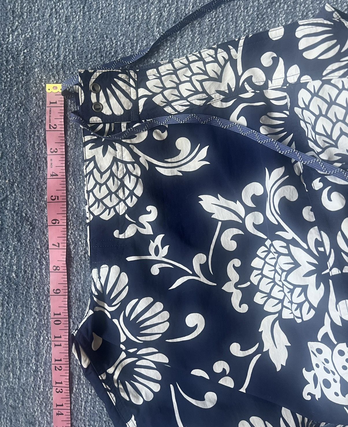 Patagonia Patagonia Men’s Board Short 32 Blue White Floral Swim Trunks Size US 32 / EU 48 - 8 Thumbnail