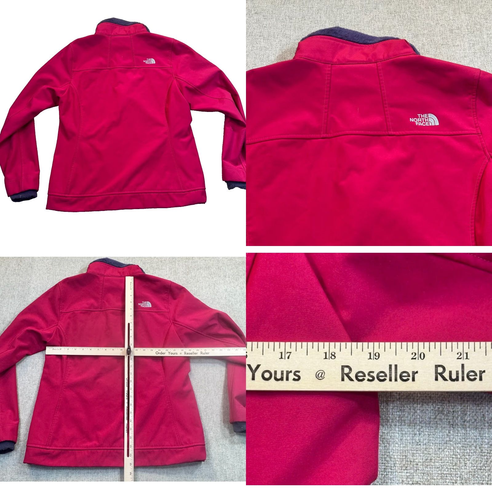 The North Face The North Face Womens Jacket L Red Apex Chromium Thermal Windproof Fleece Mid-Length Zip Size L / US 10 / IT 46 - 8 Thumbnail