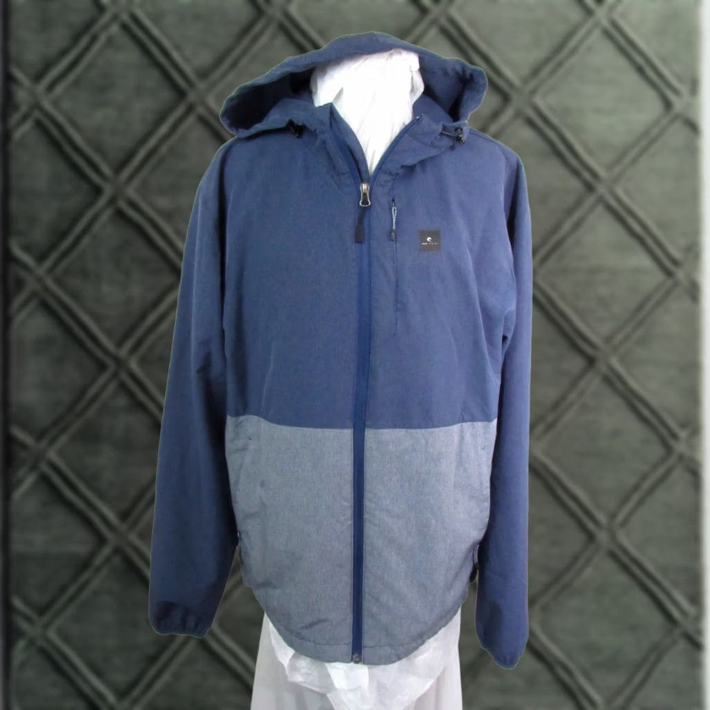 Rip Curl Rip Curl Jacket Mens L Anti Series Journey Half Zip Crew Fleece Turquoise Color Block Windbreaker Full Zip Pockets Logo Zipper Size US L / EU 52-54 / 3 - 1 Thumbnail