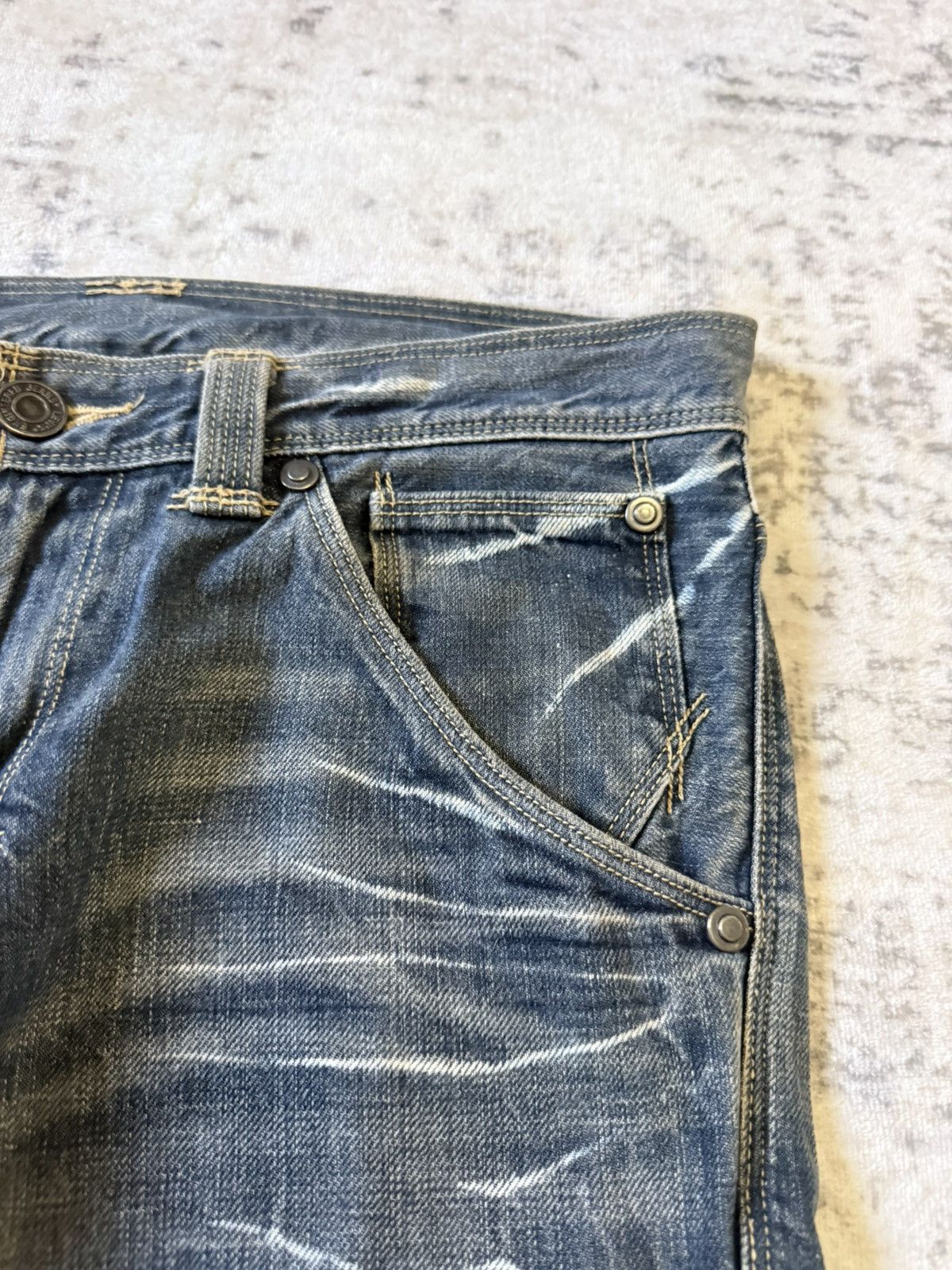 Levi's 90s Levis Engineered Jeans Whiskers Twist Leg Size US 30 / EU 46 - 8 Thumbnail