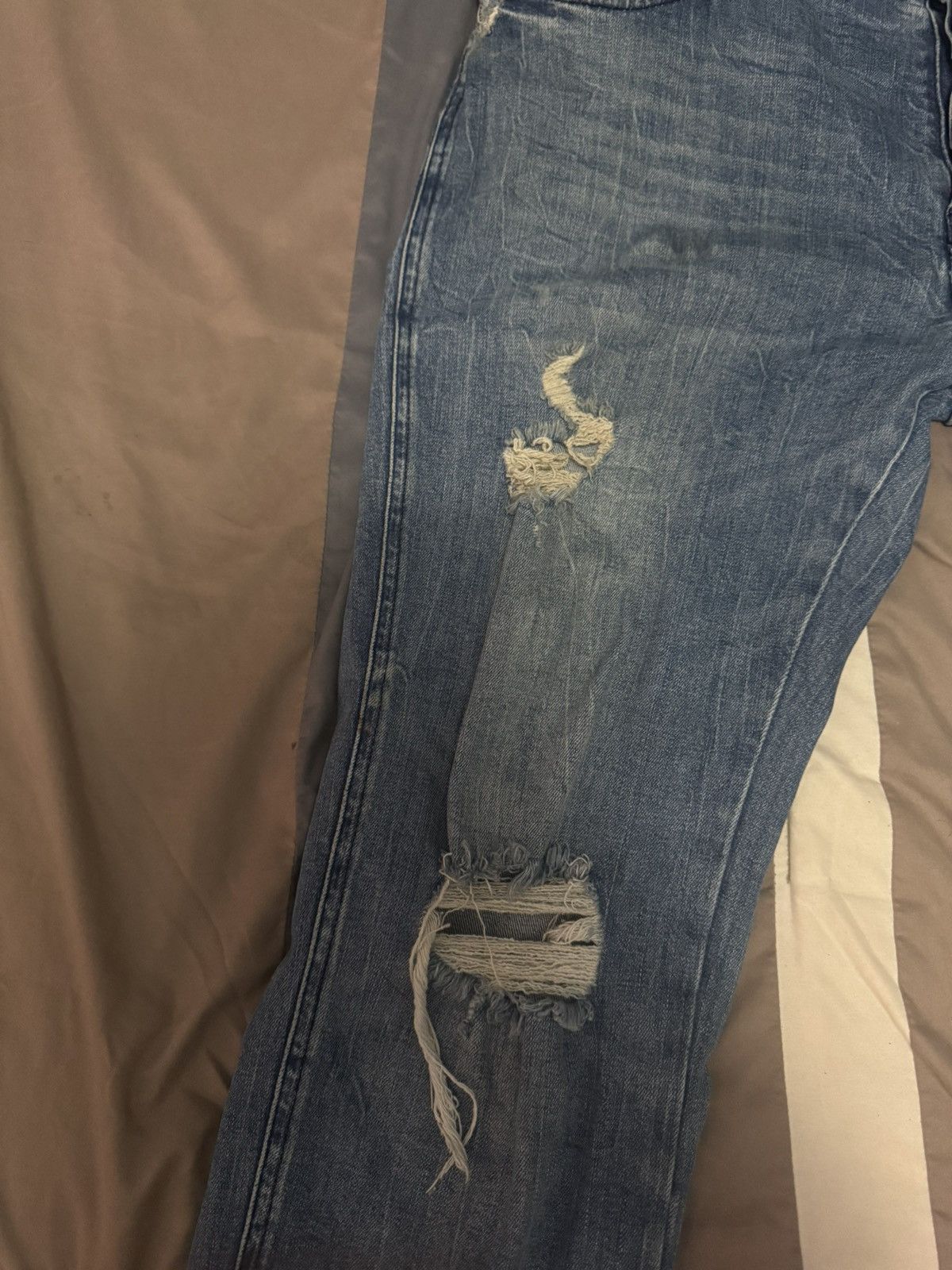 Zara Men’s Ripped Blue Jeans Size US 36 / EU 52 - 4 Thumbnail