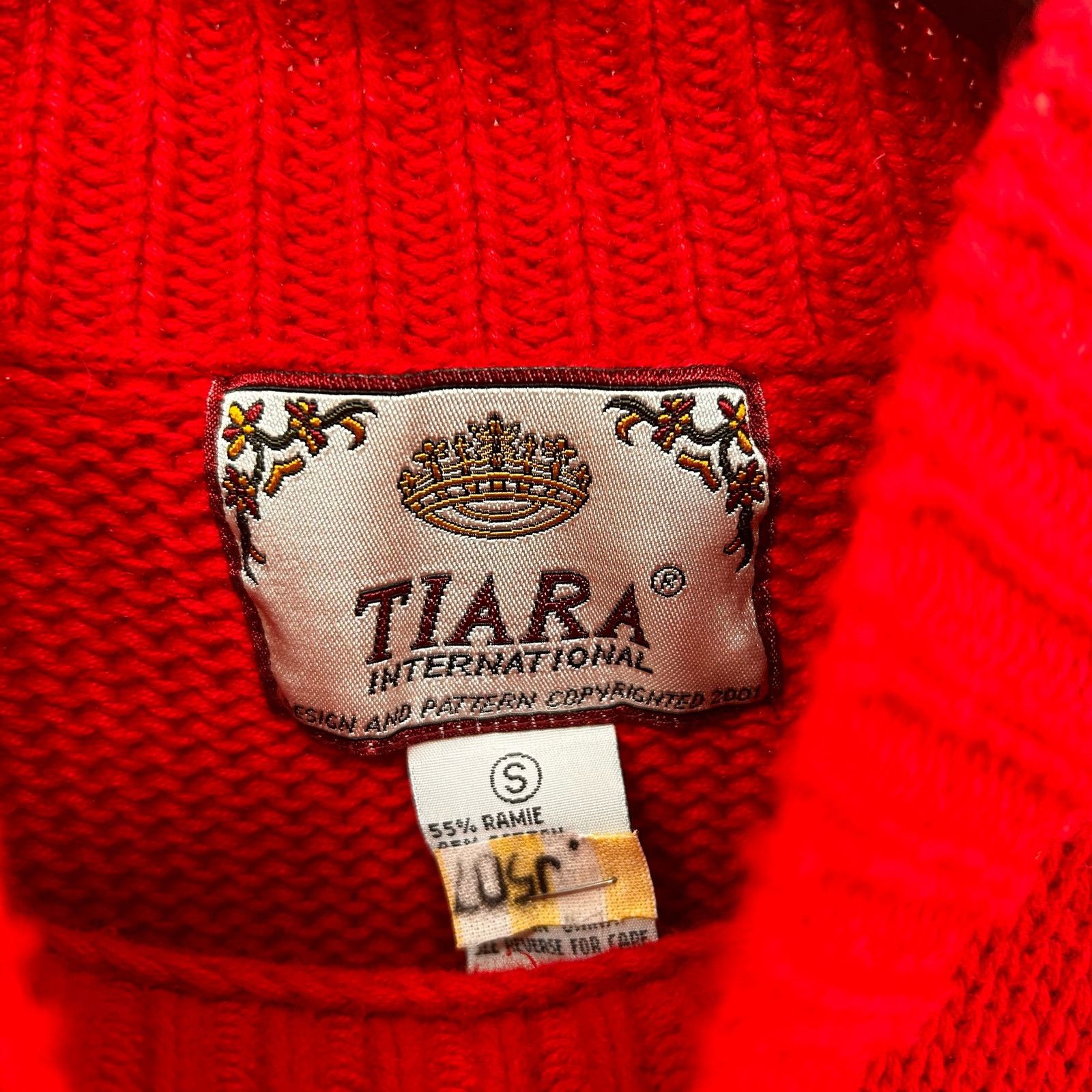 Vintage Tiara International Christmas Sweater Womens Small Size S / US 4 / IT 40 - 3 Thumbnail