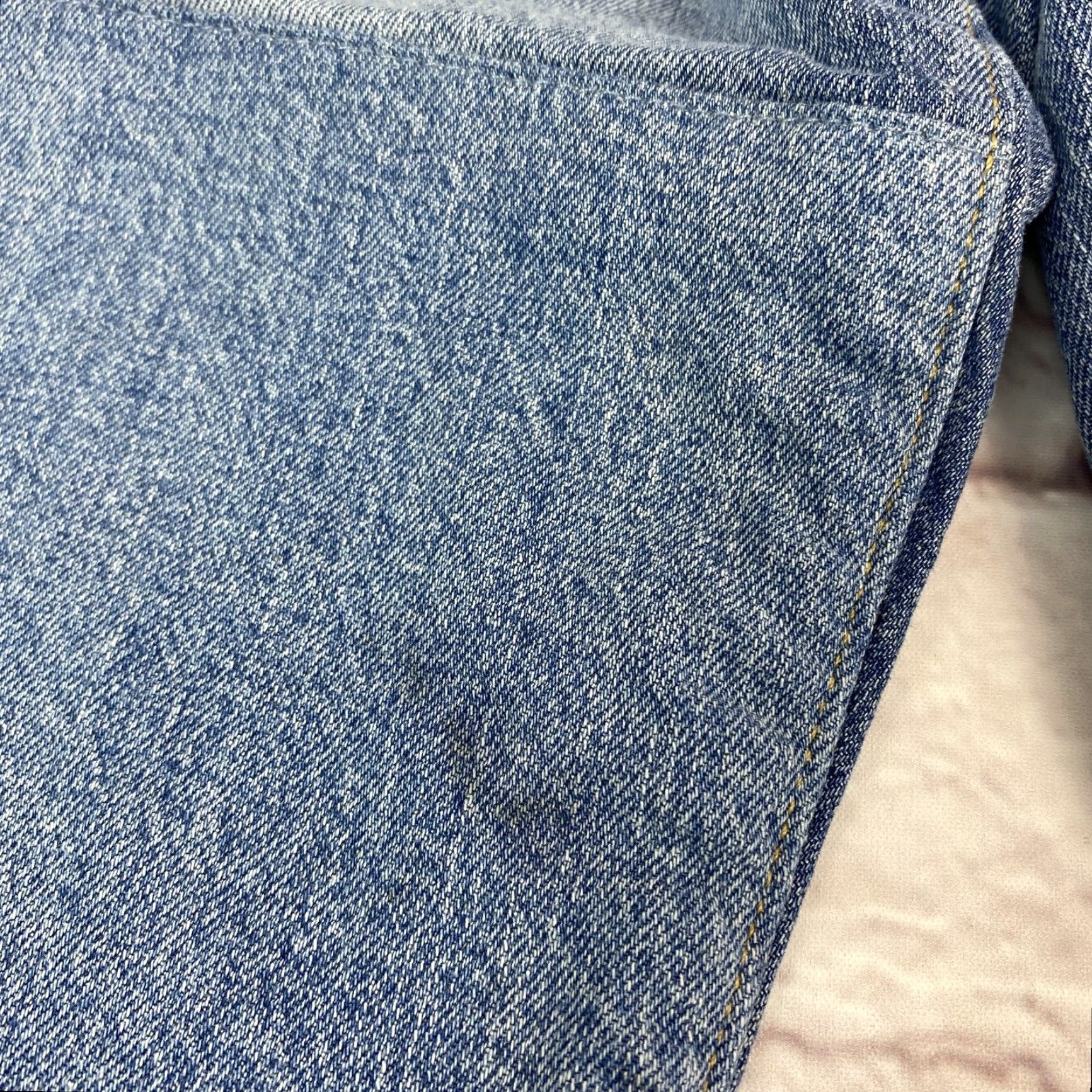 Gap GAP Jeans Womens 14 Petite Blue Patchwork Cheeky Straight Cropped Denim Pants Size 36" / US 14 / IT 50 - 2 Thumbnail