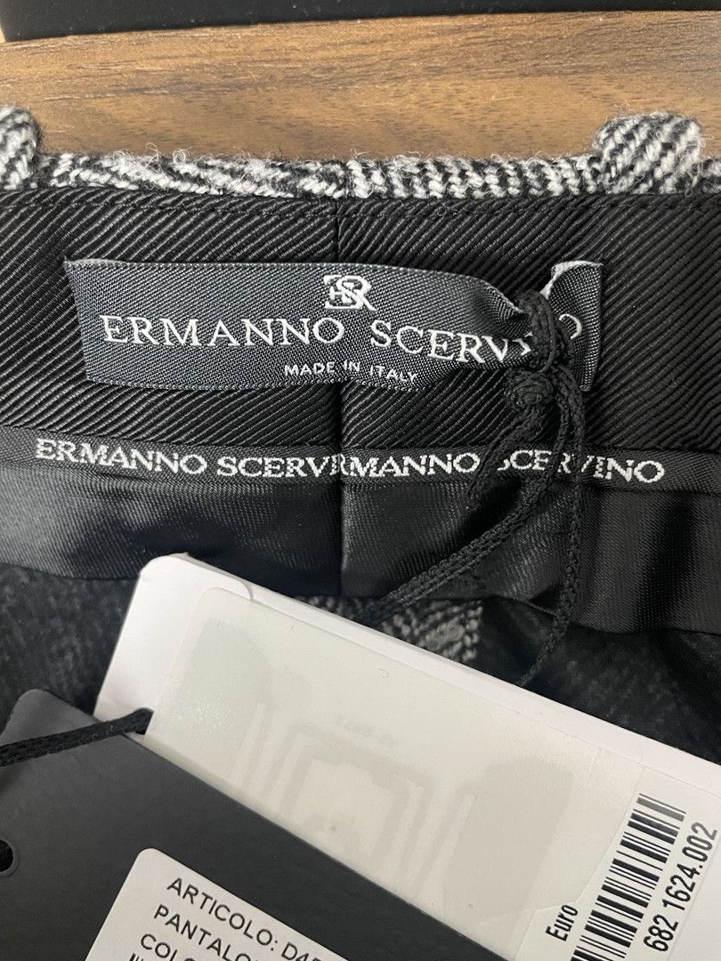 Ermanno Scervino ERMANNO SCERVINO Womens Herringbone Trousers Size 30" / US 8 / IT 44 - 9 Thumbnail