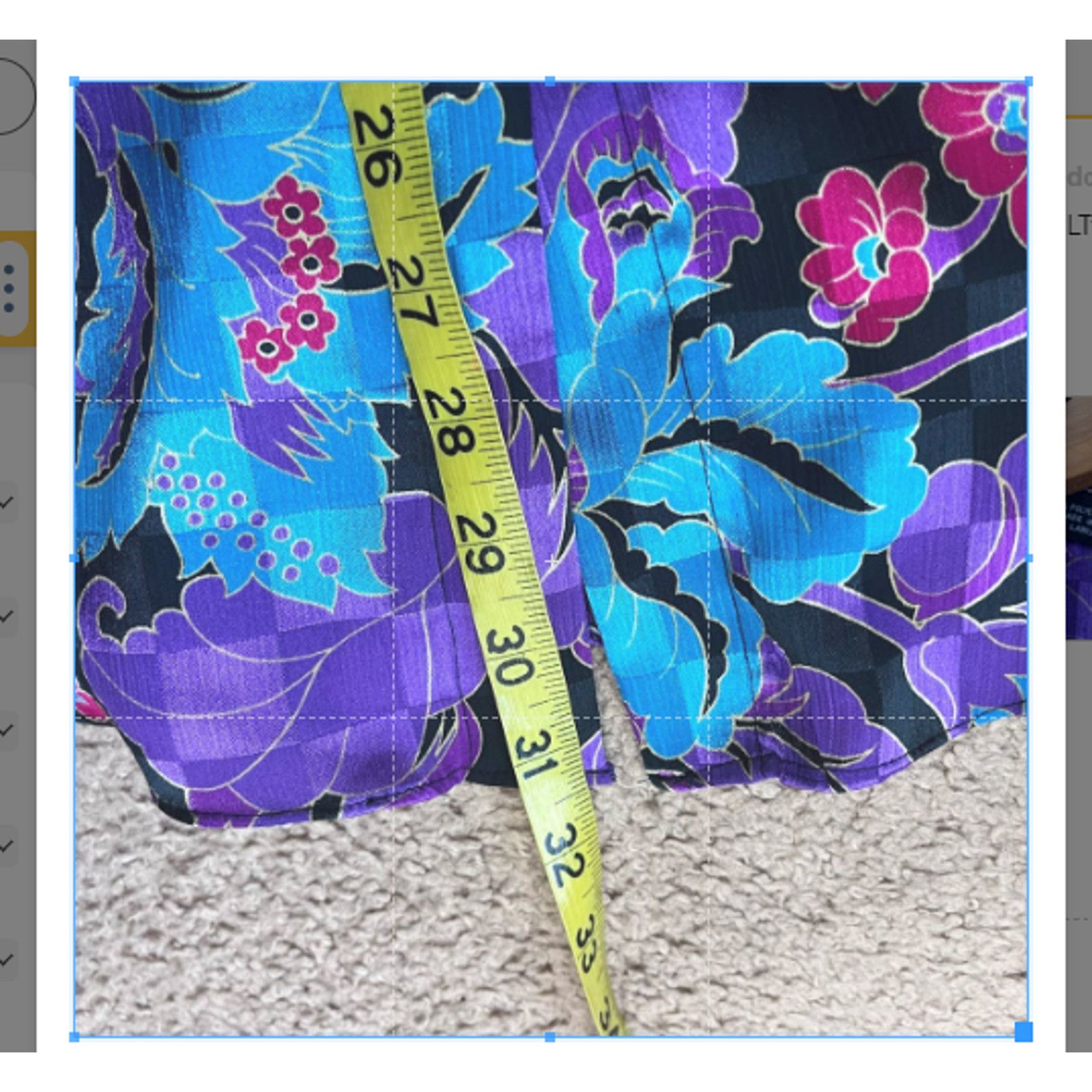Vintage Vintage Floral Sophistication Button Front Blouse 9/10 Size L / US 10 / IT 46 - 6 Thumbnail