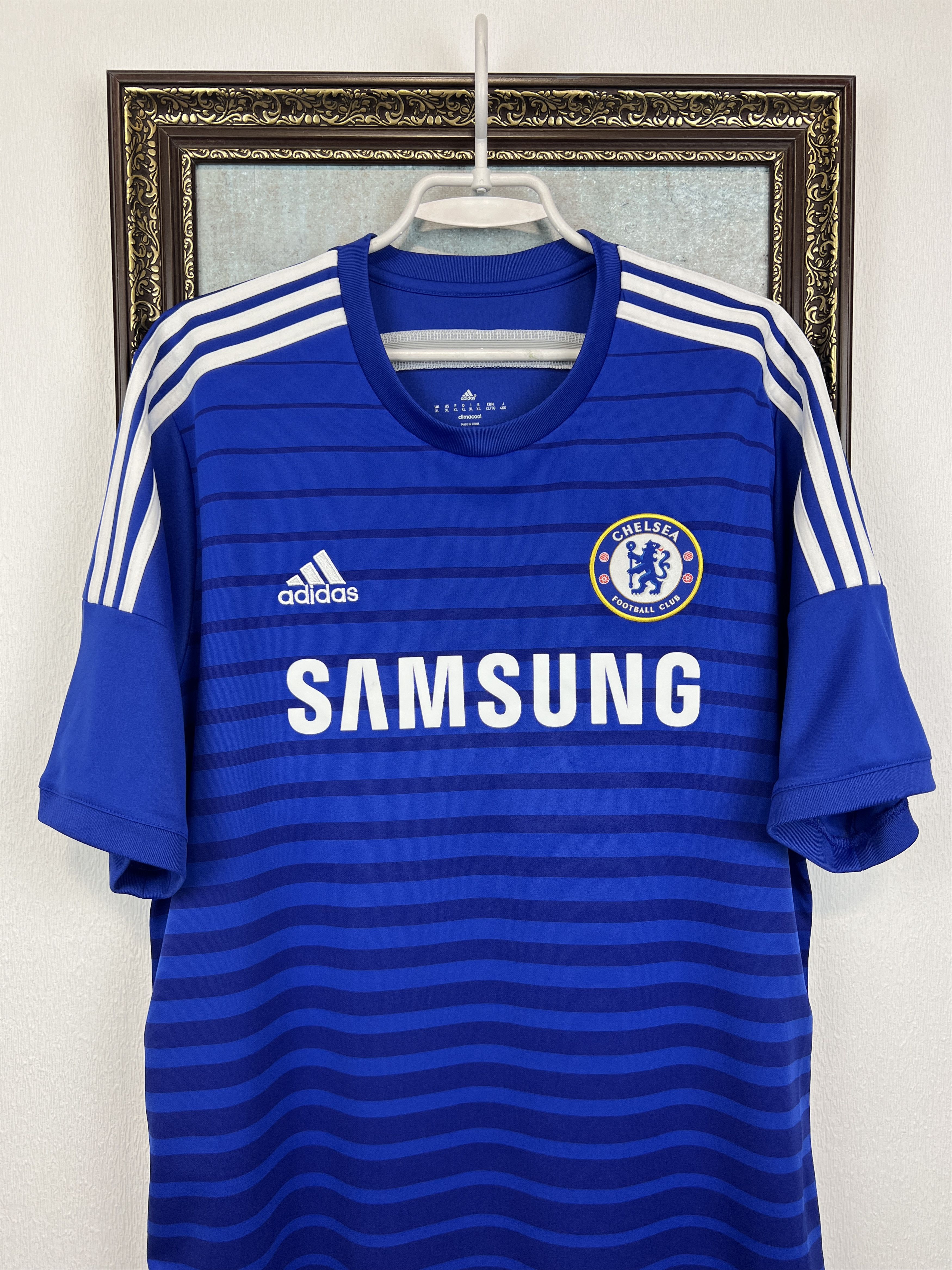 Adidas Chelsea Home football shirt 2014 Soccer Adidas Jersey Trikot Size US XL / EU 56 / 4 - 2 Thumbnail