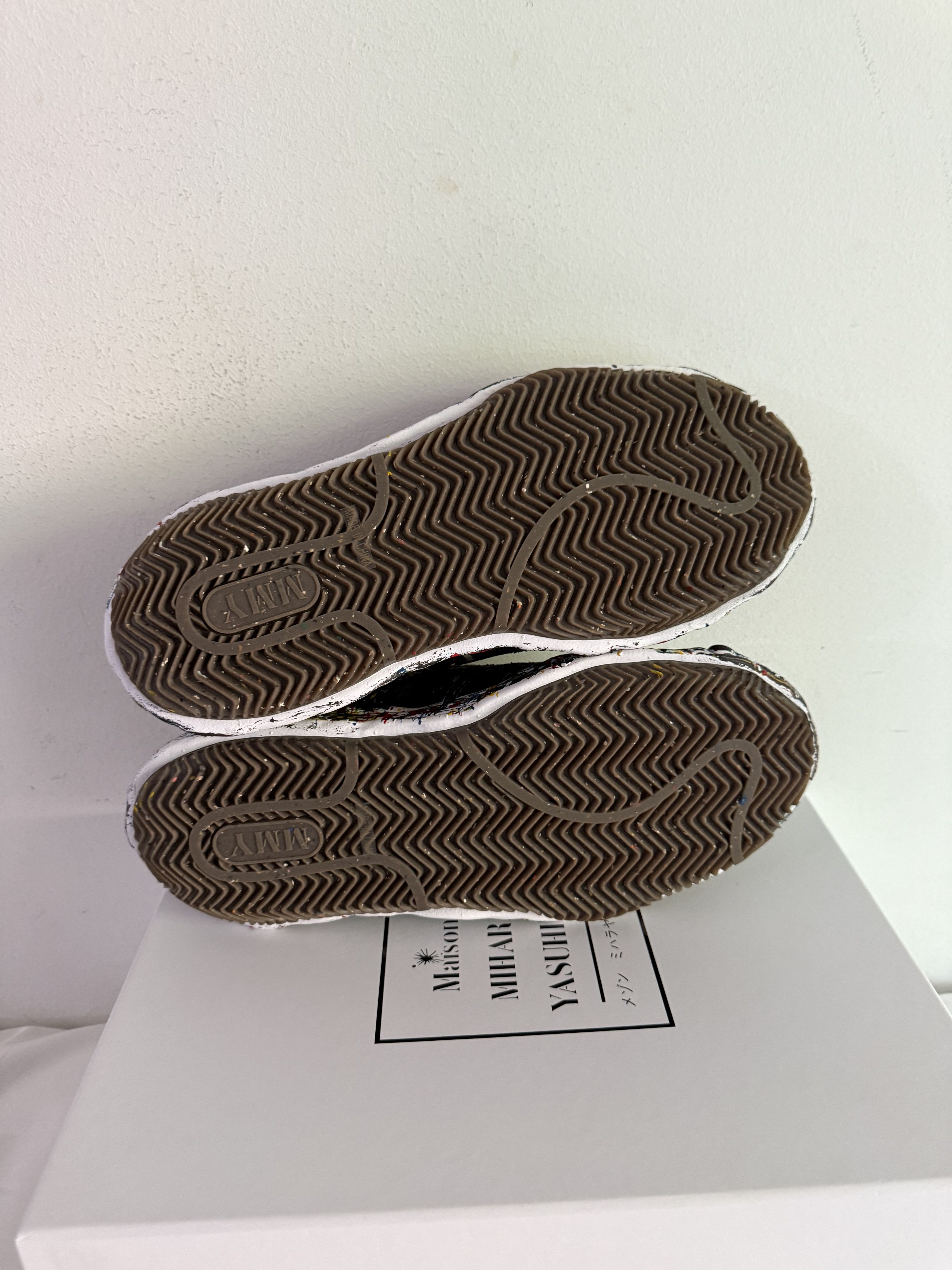 Maison MIHARA YASUHIRO AMY Blakey OG Sole Sputtering Paint Black Size US 10 / EU 43 - 8 Thumbnail
