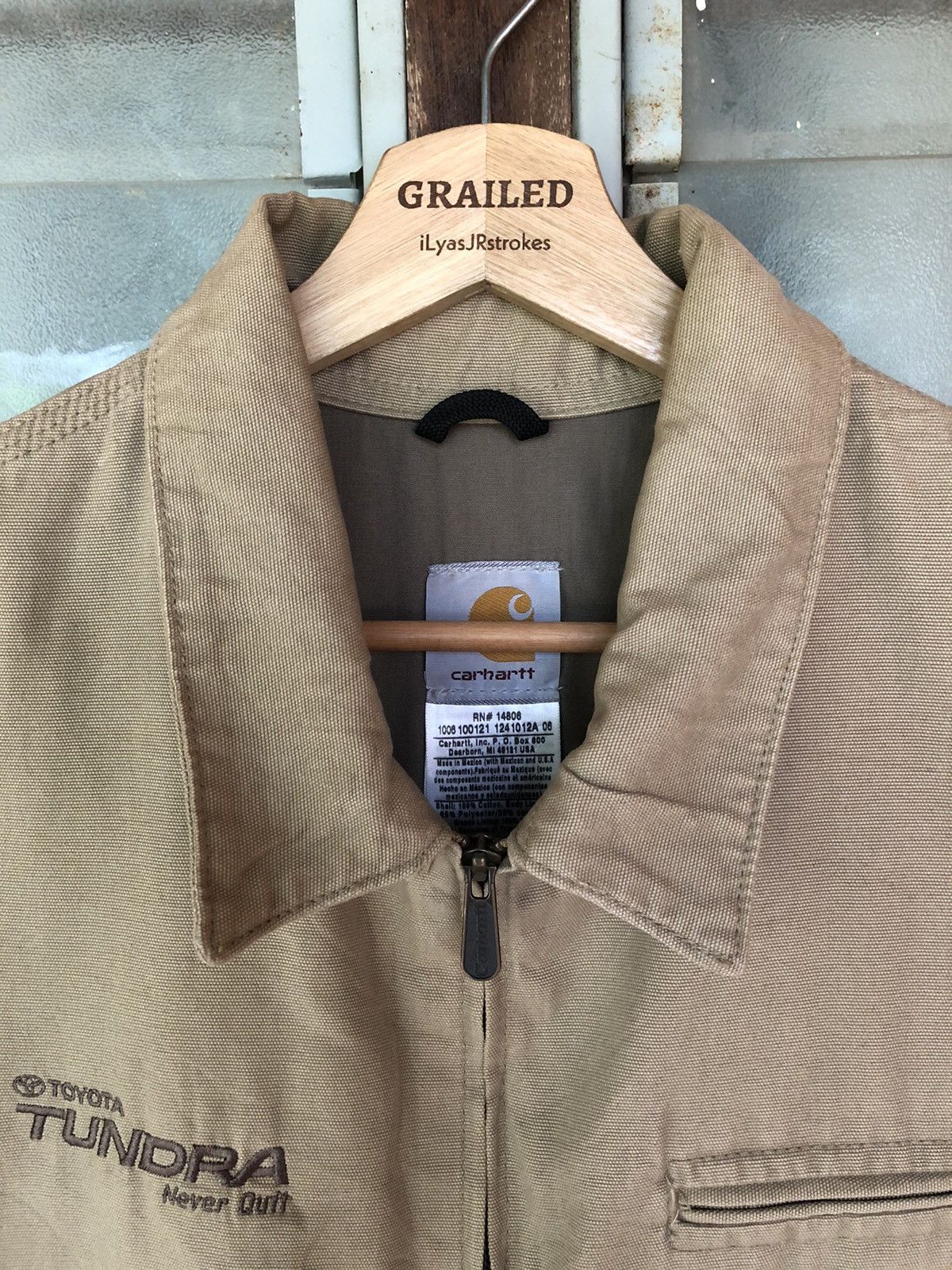 Carhartt × Carhartt Wip Vintage Carhartt Workwear Toyota Tundra Never Quit Jacket Size US XL / EU 56 / 4 - 19 Thumbnail