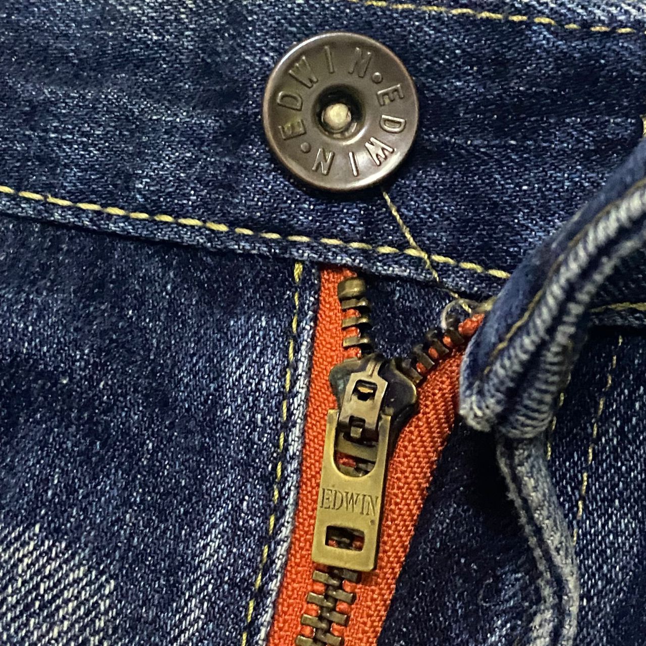 Edwin Vintage Edwin Selvegde Redline Backle Back Denim Size US 36 / EU 52 - 14 Thumbnail