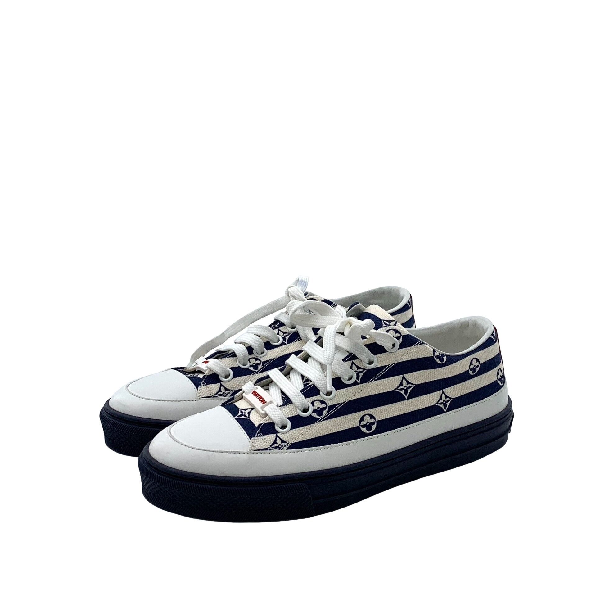 Louis Vuitton Louis Vuitton Monogram Striped Stellar Sneakers 36.5 Size US 6.5 / IT 36.5 - 1 Thumbnail