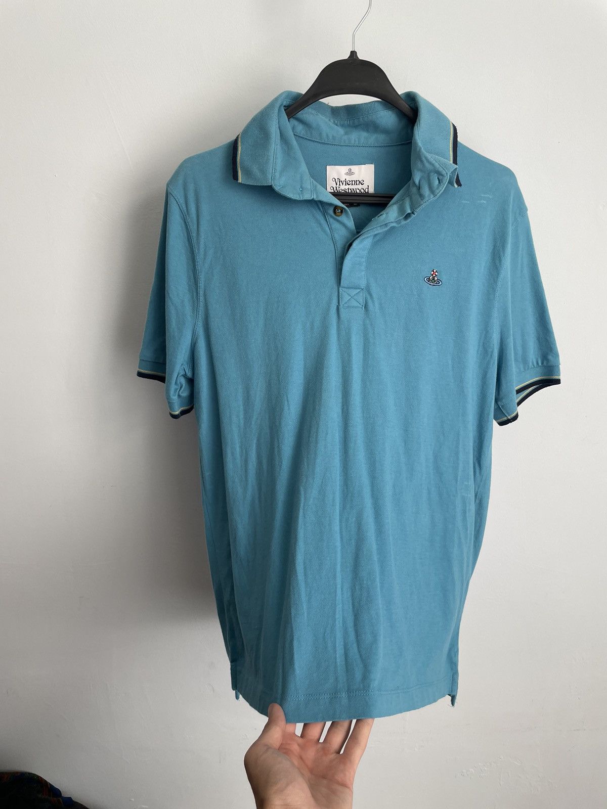 Vivienne Westwood VIVIENNE WESTWOOD POLO T-SHIRT Blue Size US M / EU 48-50 / 2 - 2 Thumbnail