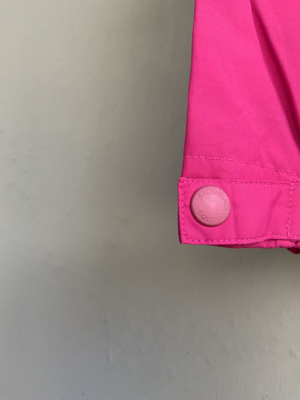 Balenciaga Vintage 90s Balenciaga Golf BB Logo Hot Pink V-Neck Size 100 Size M / US 6-8 / IT 42-44 - 3 Thumbnail
