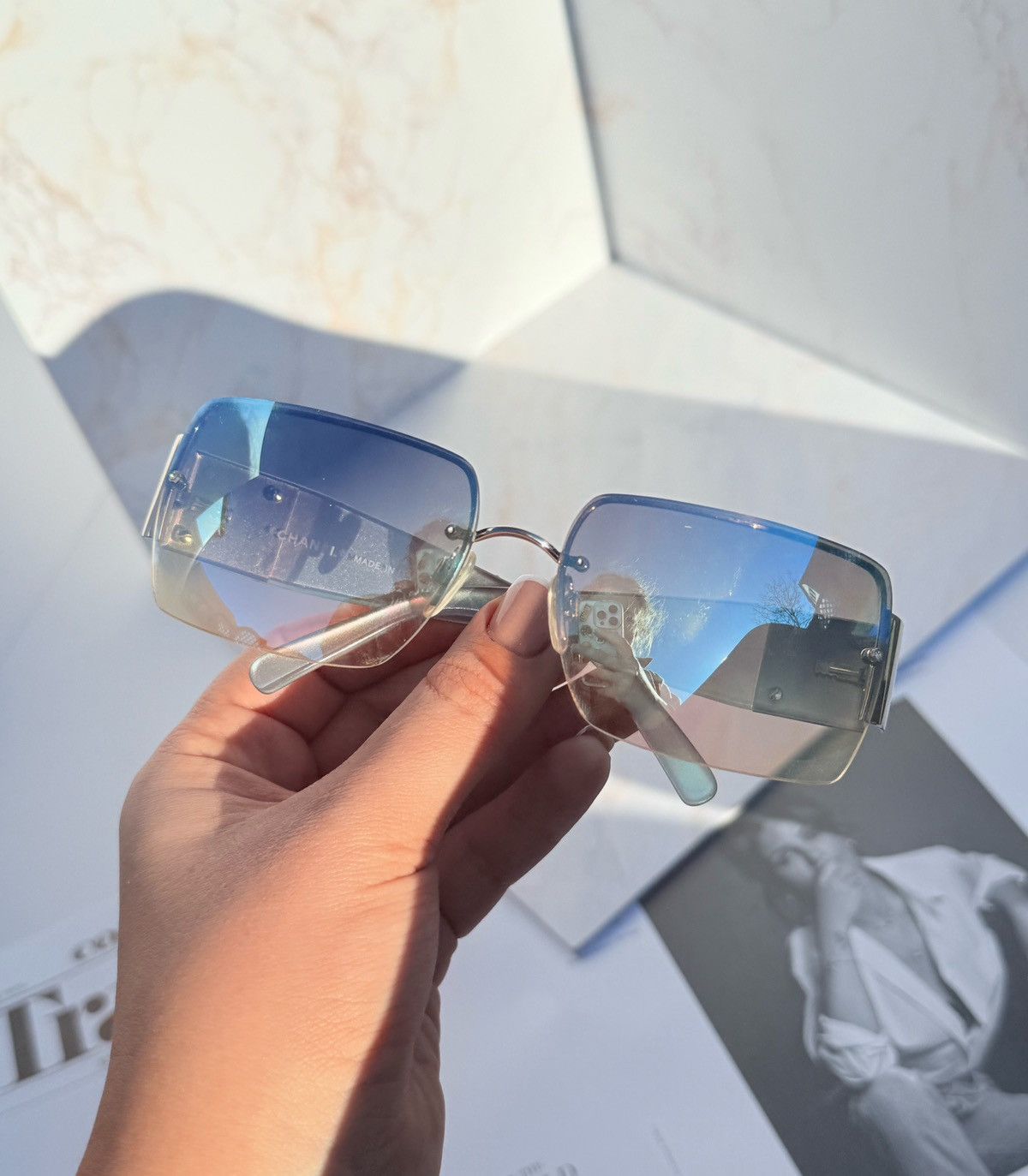 Chanel Chanel rate vintage sunglasses 4095-B Size ONE SIZE - 4 Thumbnail