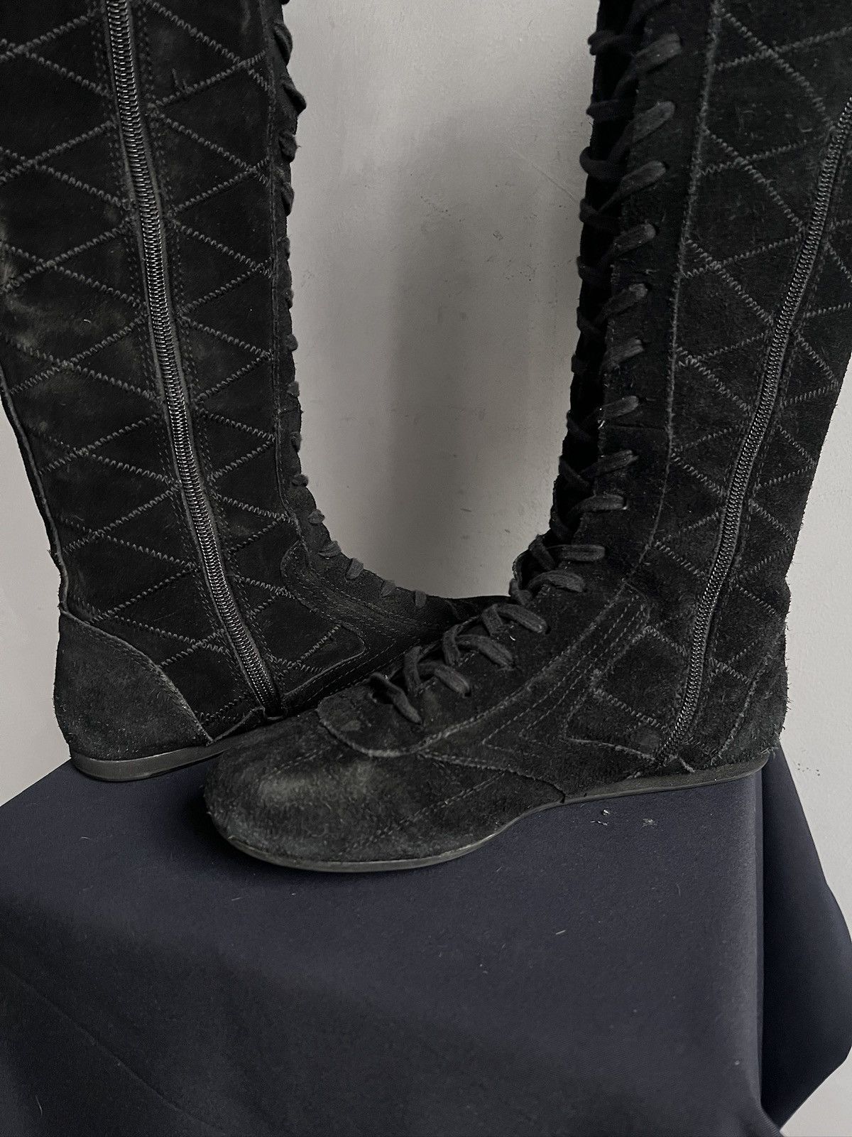 Maison Margiela Rare boxing hype lace up dirk bikkembergs style boots shoes Size US 7.5 / EU 40-41 - 2 Thumbnail