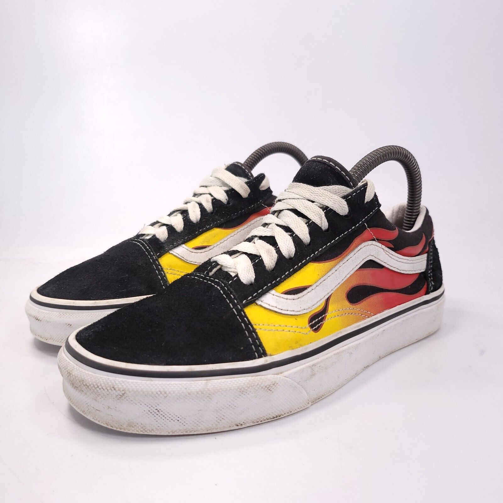 Vans Vans Old Skool Black Flame Low Top Shoes Size Men’s 5.5 Size US 5.5 / EU 38 - 1 Thumbnail