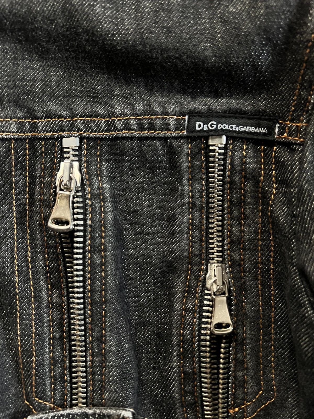 Dolce & Gabbana SS03 Dolce & Gabbana Multi Zips Denim jacket Size XS / US 0-2 / IT 36-38 - 5 Thumbnail
