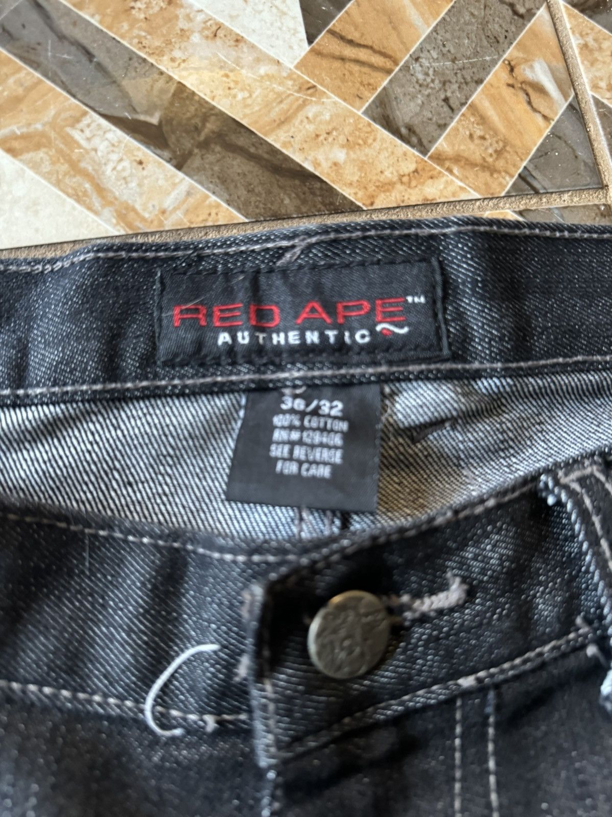 Japanese Brand × Vintage Red Ape Indigo Denim Size US 36 / EU 52 - 5 Thumbnail