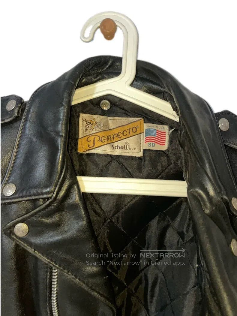 Schott Schott Cowhide motorcycle rider leather jacket Size US M / EU 48-50 / 2 - 3 Thumbnail