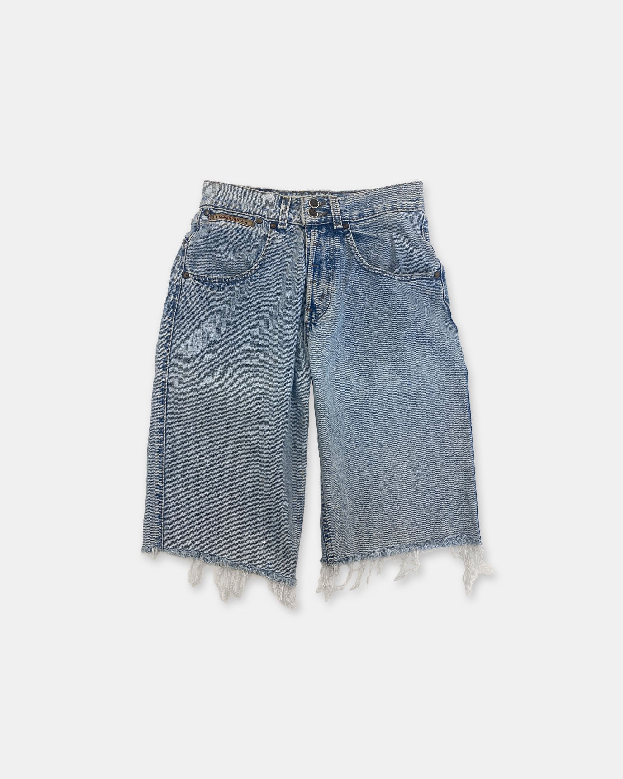 Levi's 1980s Silver Tab USA Denim Shorts Size 28" / US 6 / IT 42 - 1 Thumbnail